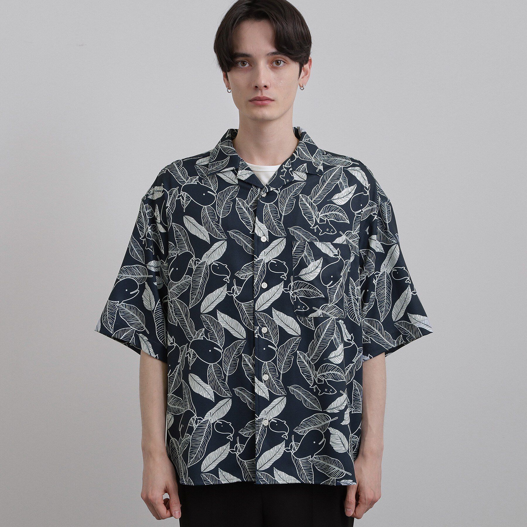 tk.TAKEO KIKUCHI「梨地クジラシャツ」|シャツ・ブラウス|