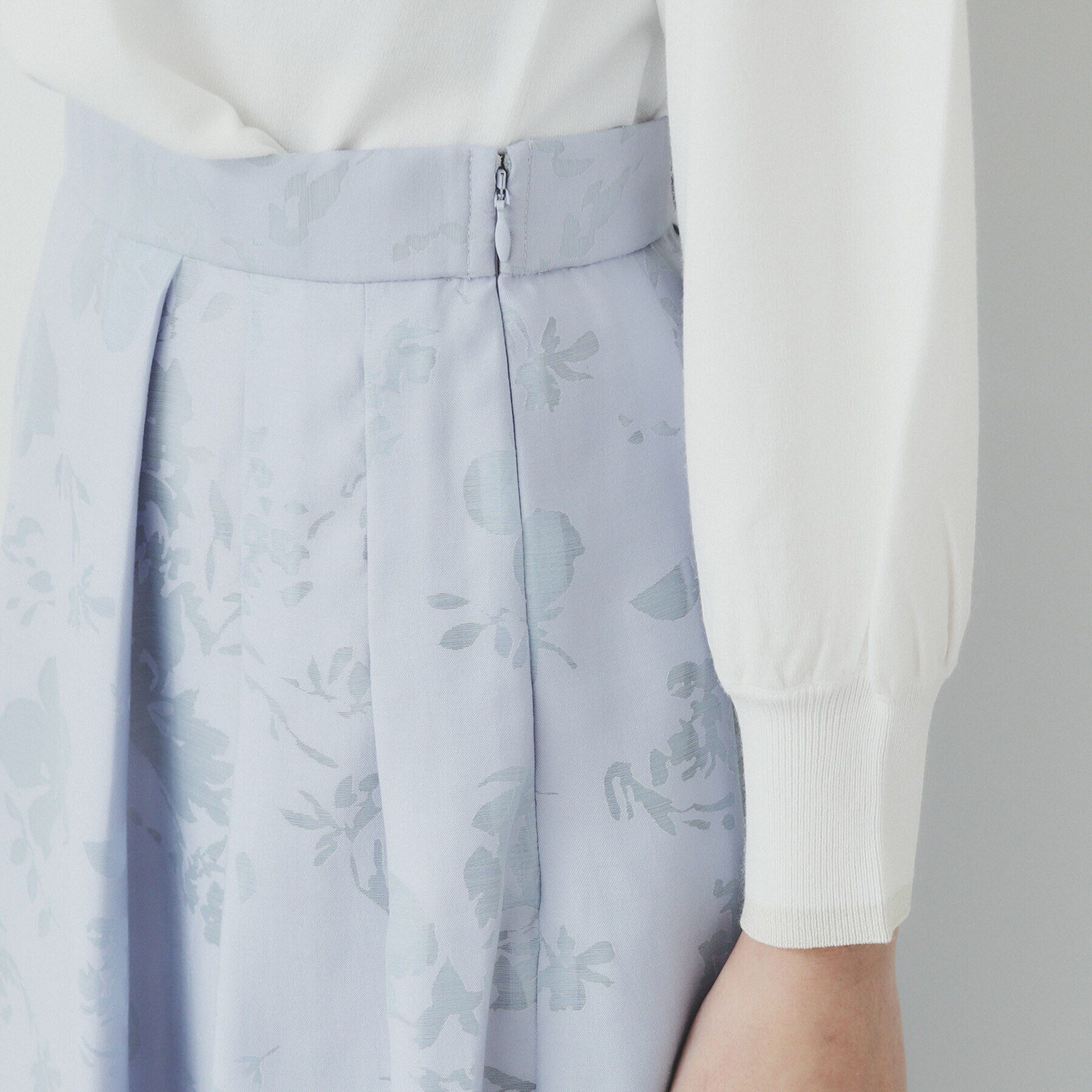 index「フラワータックフレアスカート【洗濯機洗い可】」|スカート|