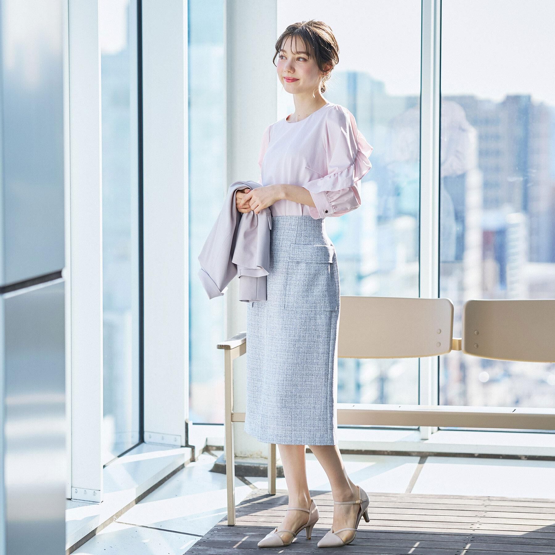 index「フロントジップタイトスカート【洗濯機OK/イージーアイロン】」|スカート|