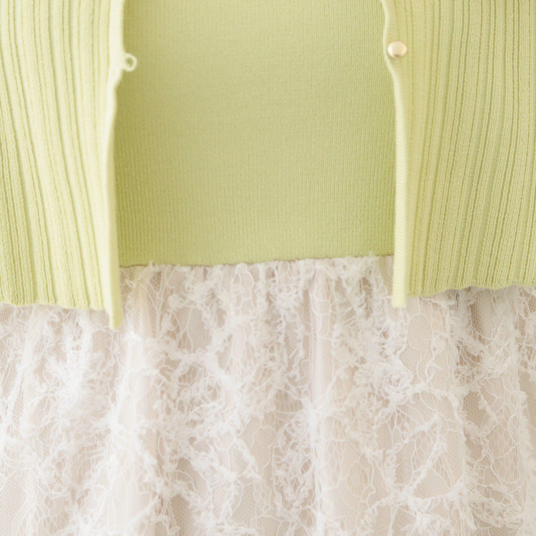 index「《ツインセット》カーディガン&times;ニットドッキングワンピース【洗濯機OK】」|スーツ|