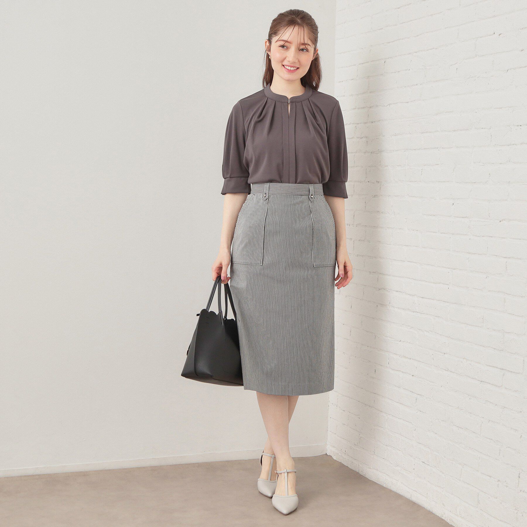 index「ハイストレッチタイトスカート【洗濯機OK】」|スカート|