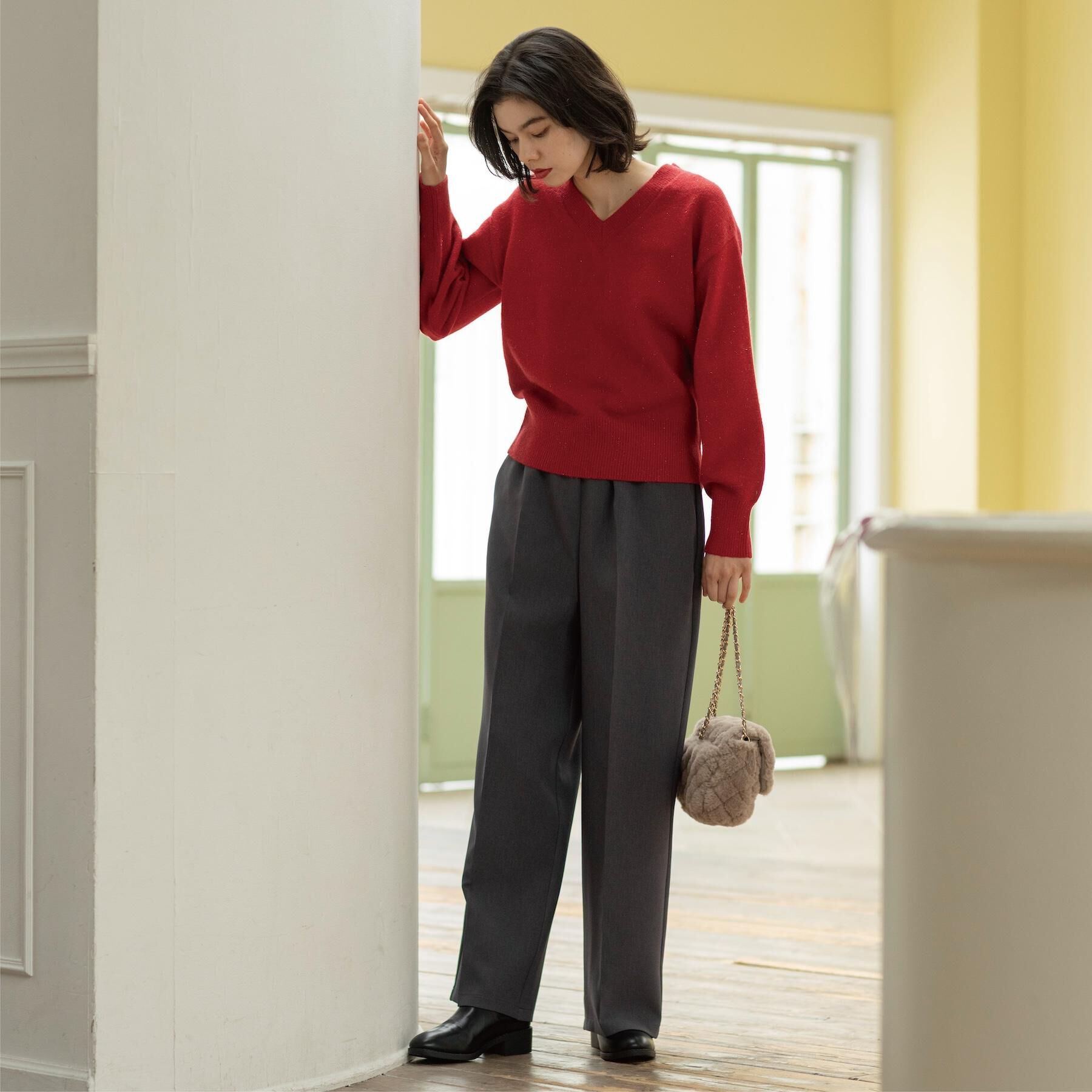 OPAQUE.CLIP「イージーワイドパンツ【洗濯機OK】」|その他|