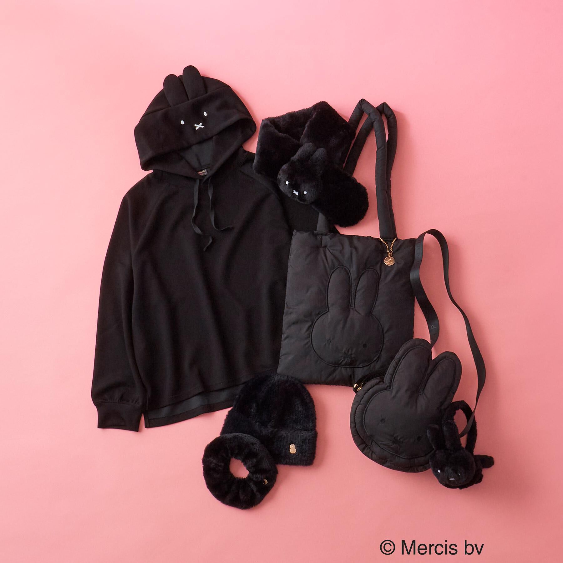 OPAQUE.CLIP「【コラボ】miffy ｘ OPAQUE.CLIP ポイント刺しゅう入りフーディー」|パーカー|