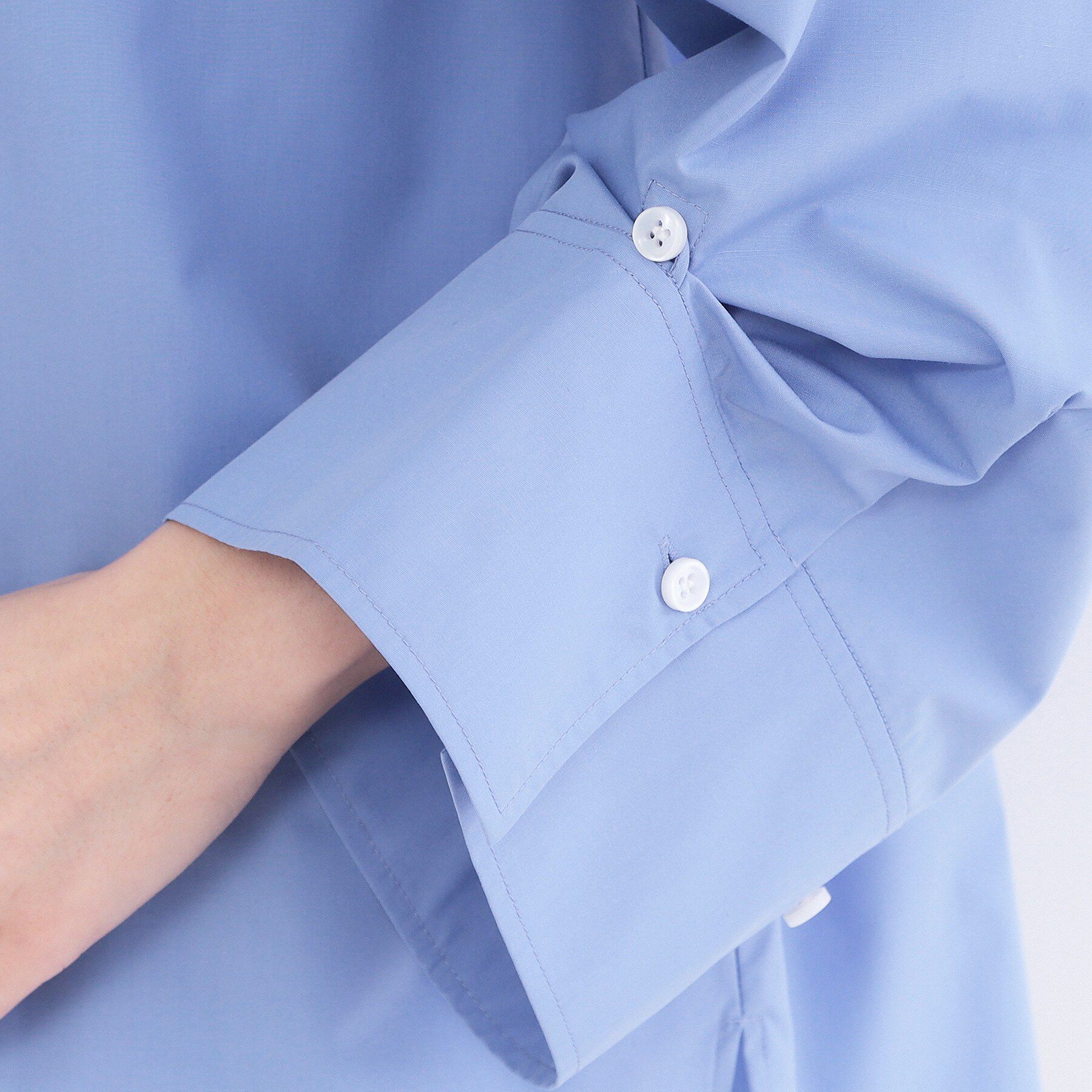 OPAQUE.CLIP「2WAY変形スリーブシャツ【洗濯機OK】」|シャツ・ブラウス|