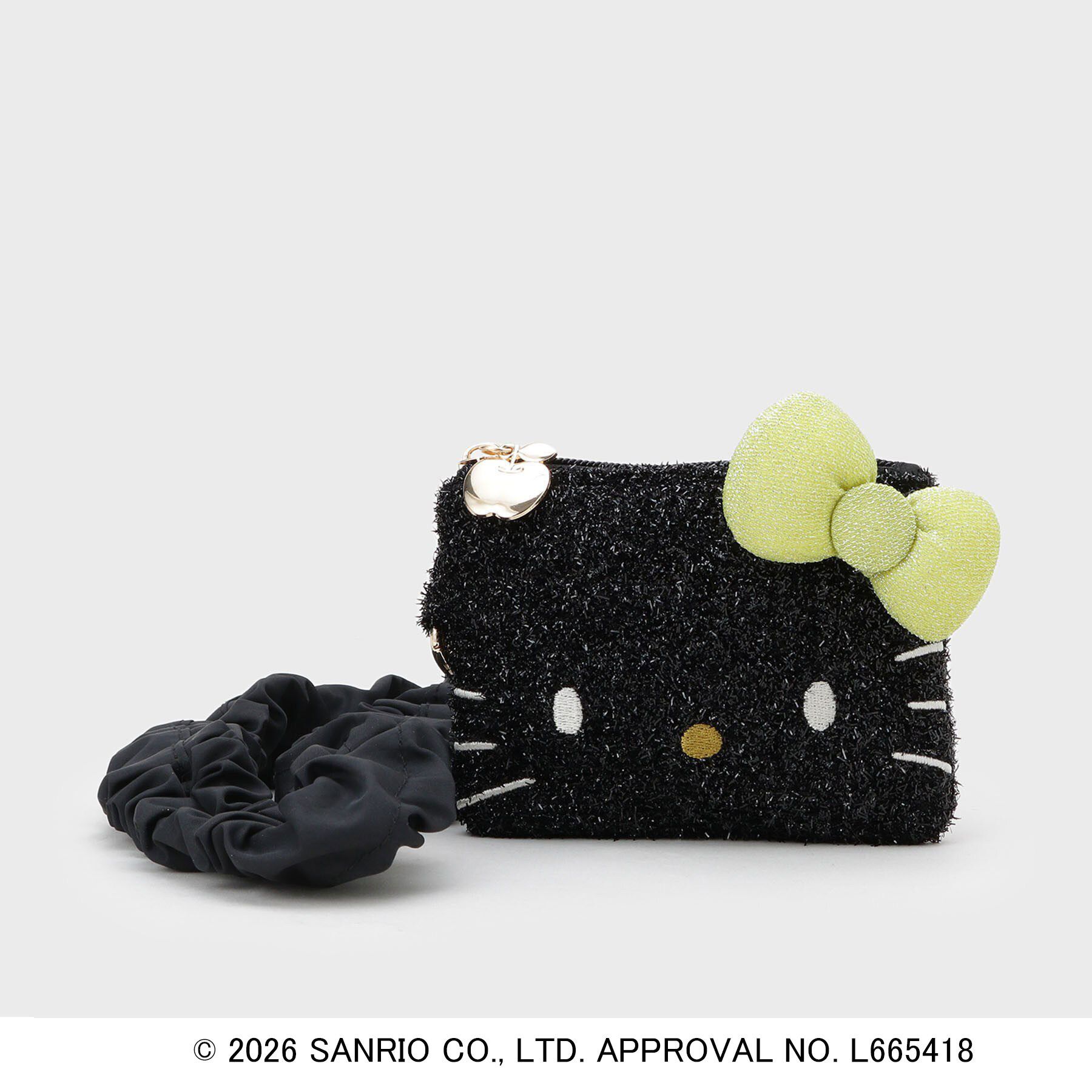 OPAQUE.CLIP「◆【ハローキティ】フェイス型2WAYキラキラフラットポーチ」|ポーチ|