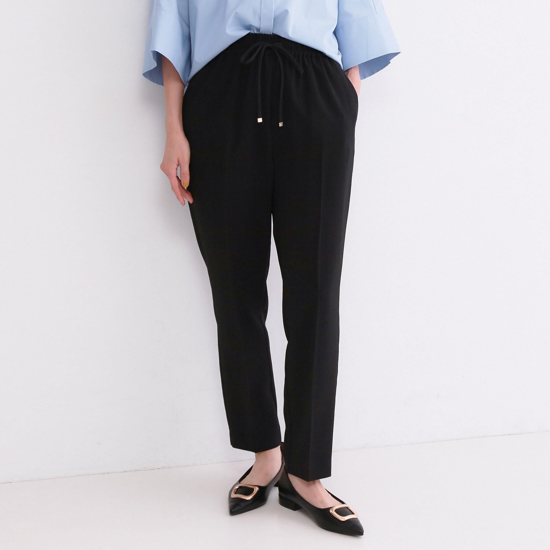 OPAQUE.CLIP「美脚ストレッチイージーテーパードパンツ／セットアップ対応可【洗濯機OK／防シワ加工】《SS～LL/5」|その他|