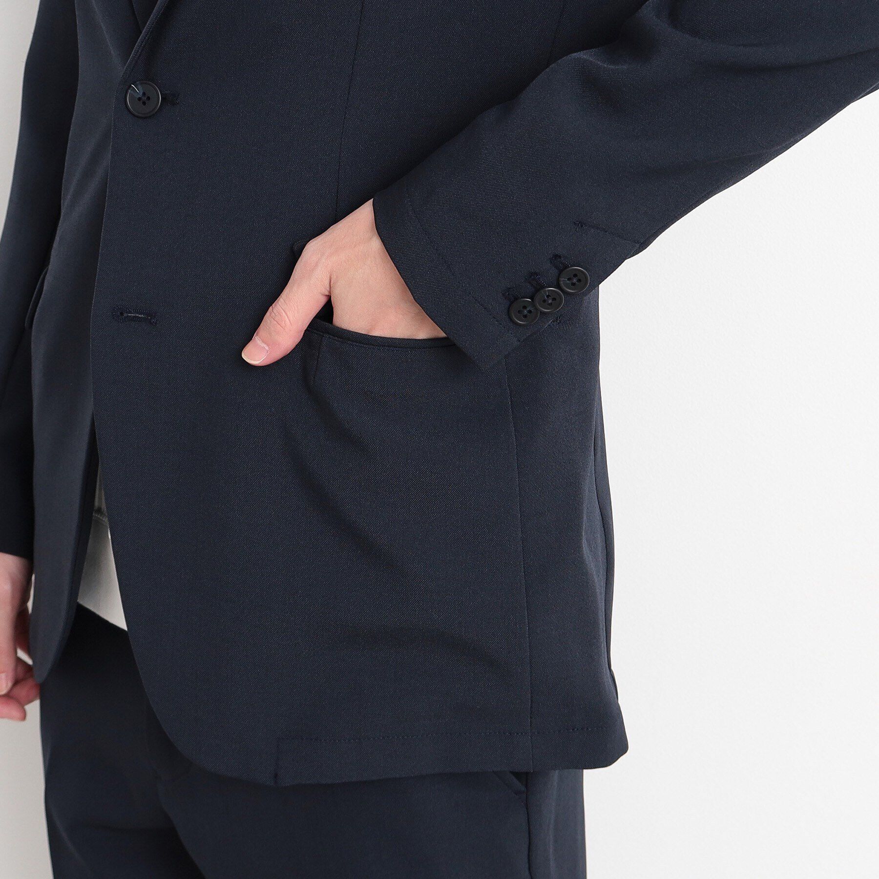 THE SHOP TK「【CAVIAN/キャビアン】リサイクルシャークスキンテーラードジャケット セットアップ可」|テーラードジャケット|