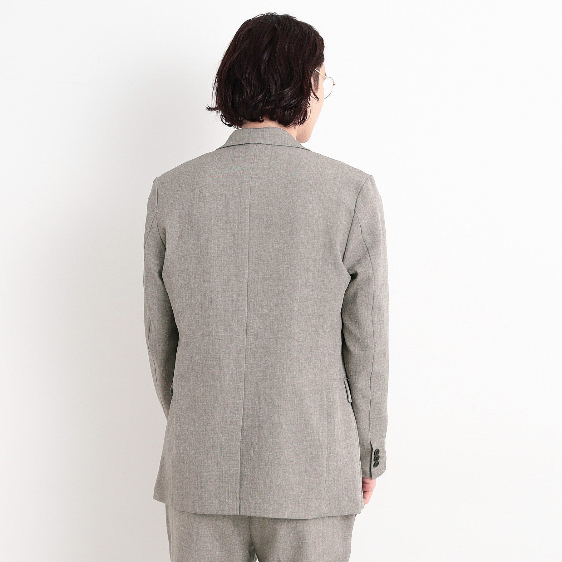 THE SHOP TK「【CAVIAN/キャビアン】リサイクルシャークスキンテーラードジャケット セットアップ可」|テーラードジャケット|