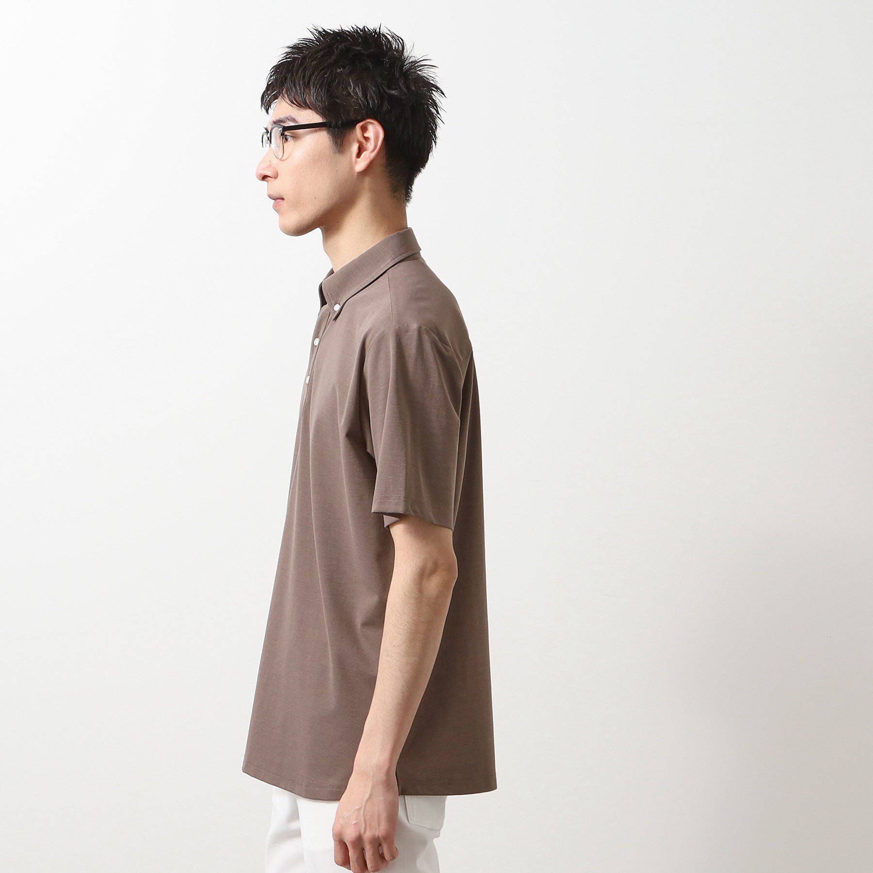 THE SHOP TK「アイスカノコポロシャツ 接触冷感/ビジネス対応」|ポロシャツ|