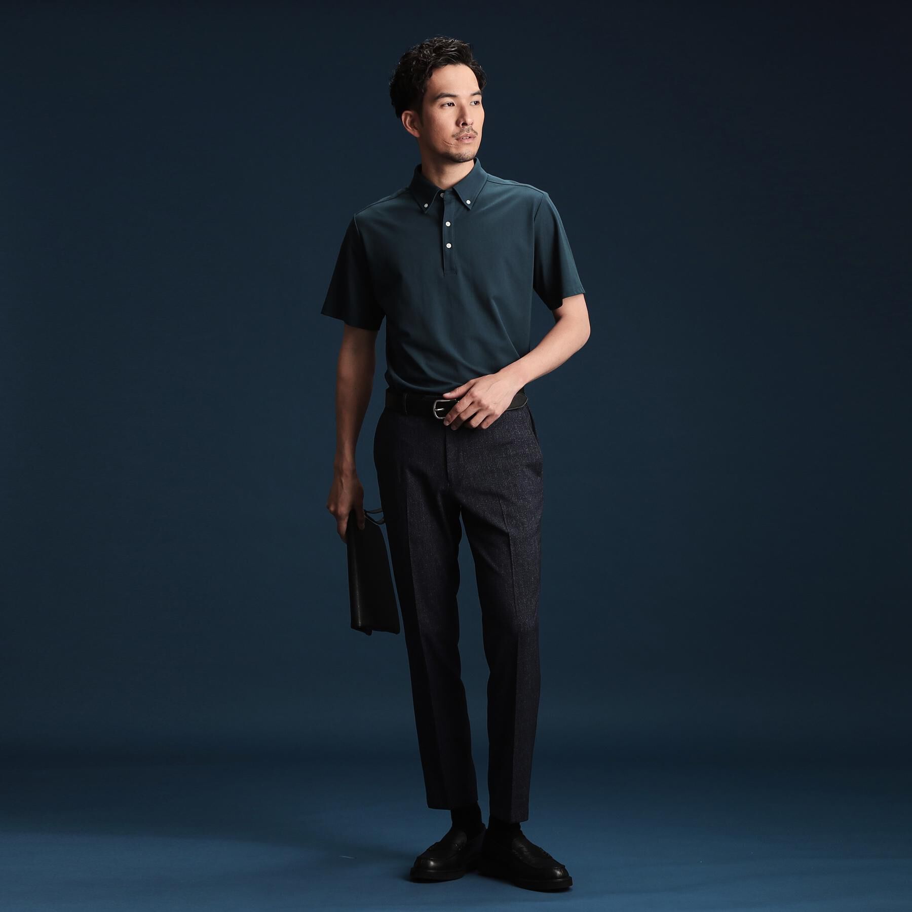 THE SHOP TK「アイスカノコポロシャツ 接触冷感/ビジネス対応」|ポロシャツ|