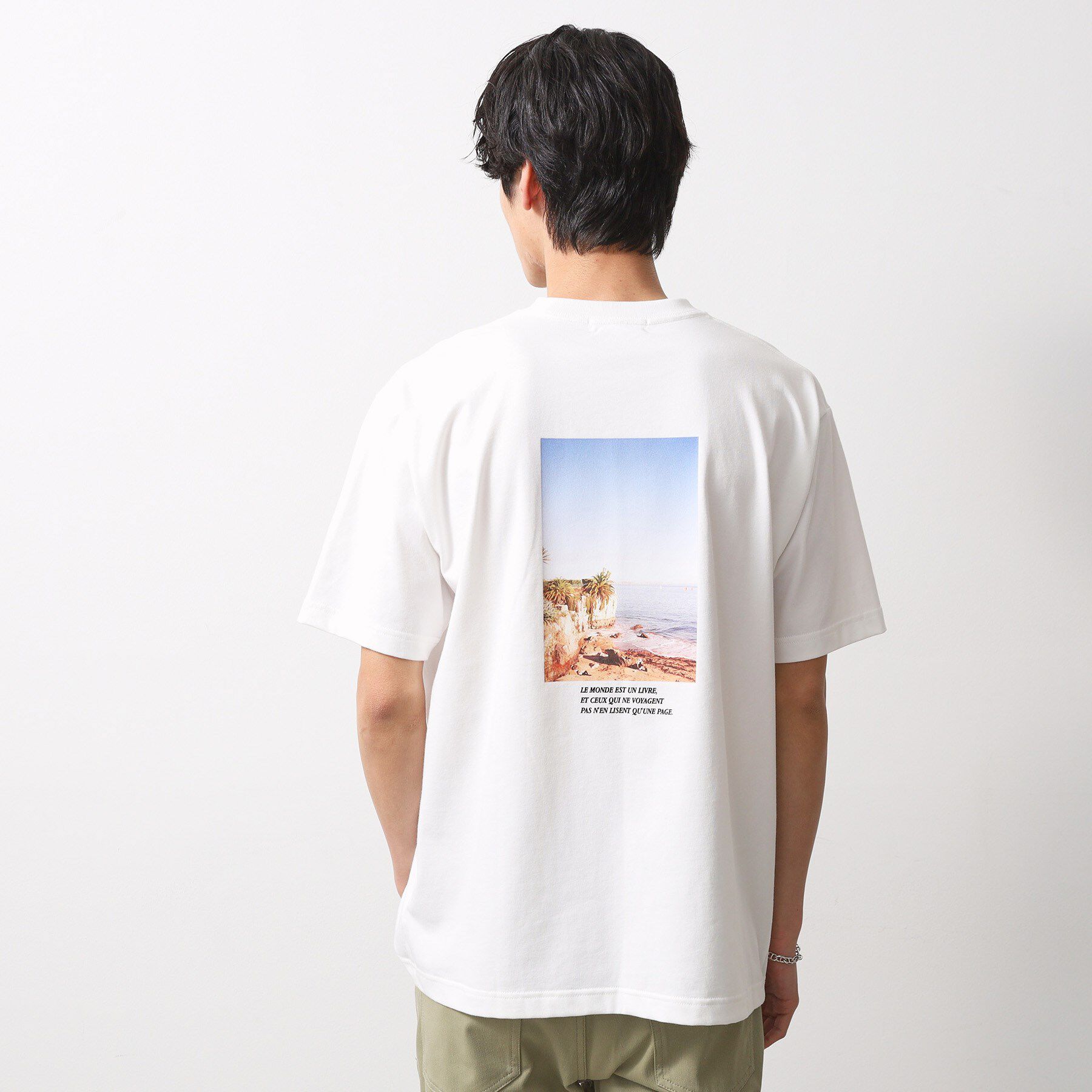 THE SHOP TK「【旅するTシャツ】フォトプリント マシンウォッシャブル／サスティナブル」|Tシャツ・カットソー|