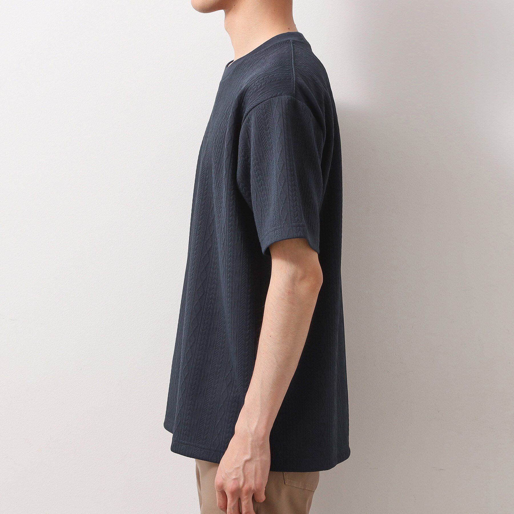 THE SHOP TK「ライトフクレジャカード半袖Tシャツ 洗濯機OK」|Tシャツ・カットソー|