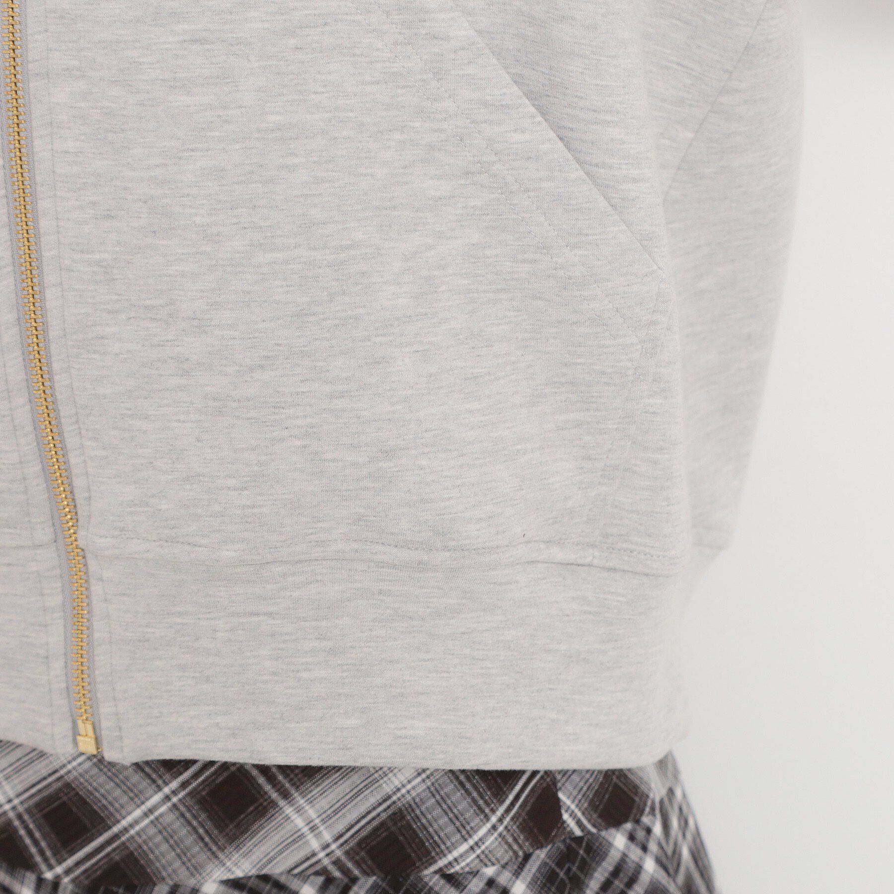 THE SHOP TK「ダンボールジップパーカ」|カーディガン|