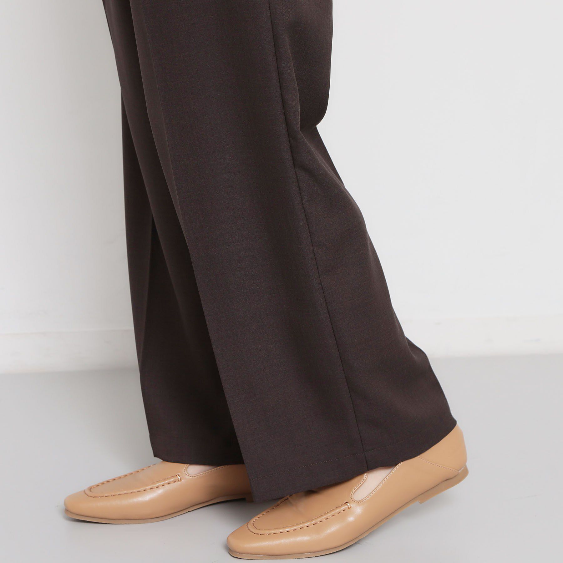 THE SHOP TK「【XS-XL/洗える】オン・オフ問わずきれいに決まる 麻調ワイドパンツ」|その他|