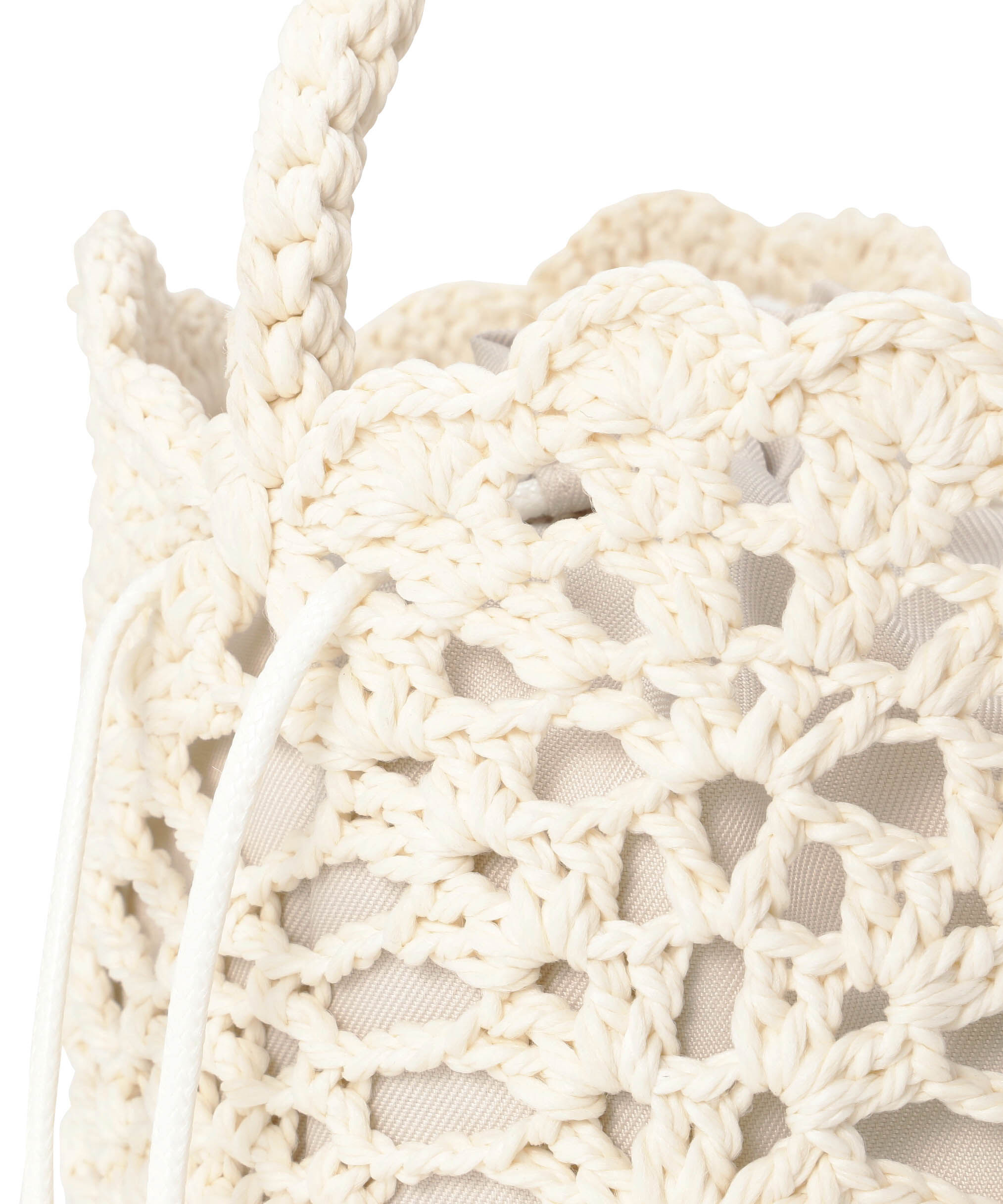  「クロシェバケットバッグ」|トートバッグ|