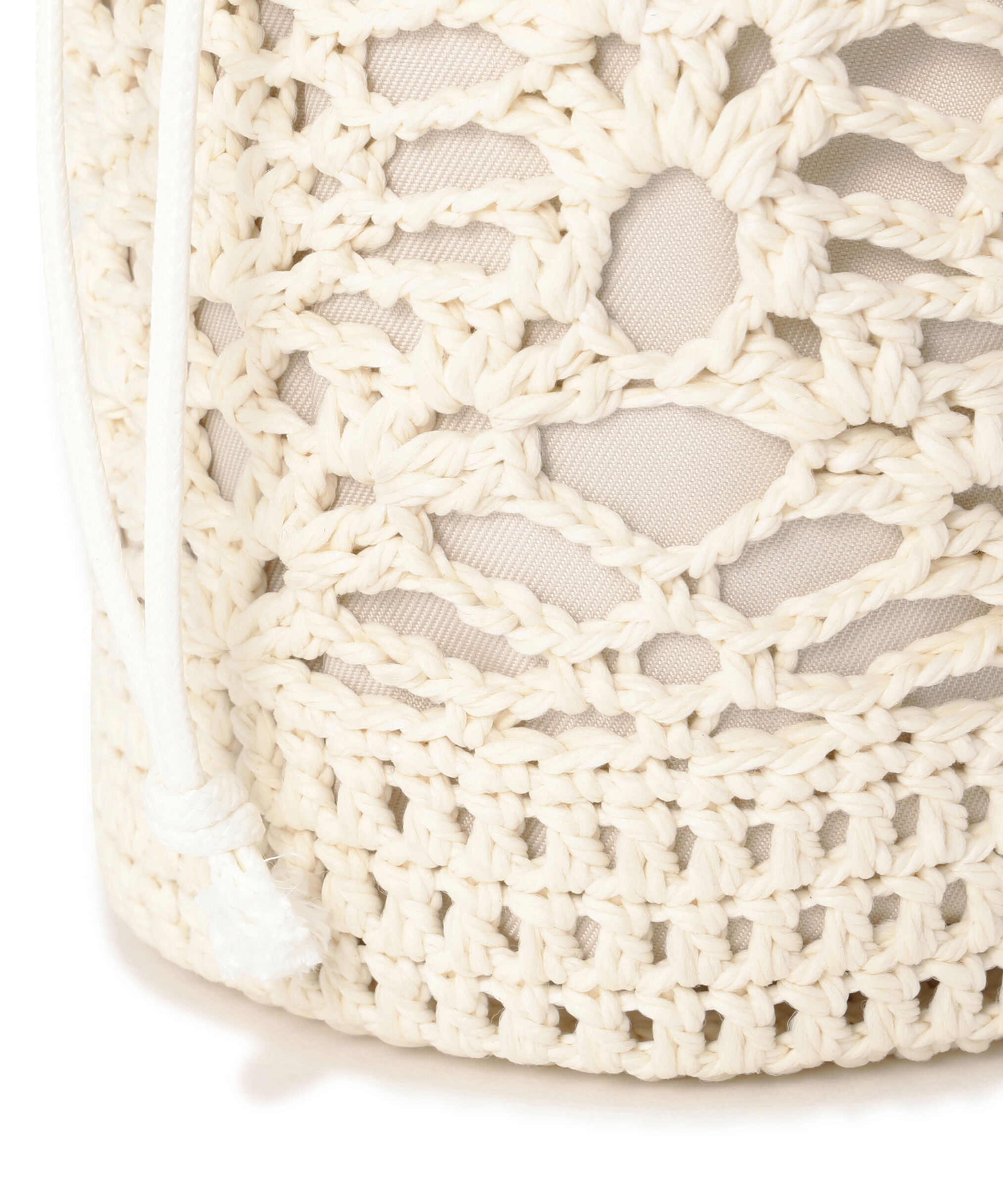  「クロシェバケットバッグ」|トートバッグ|