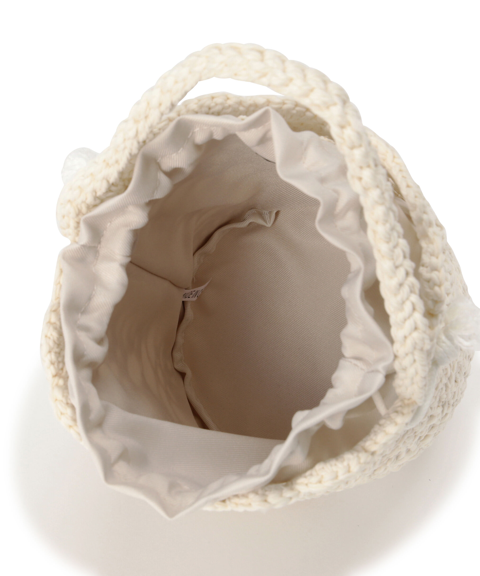  「クロシェバケットバッグ」|トートバッグ|