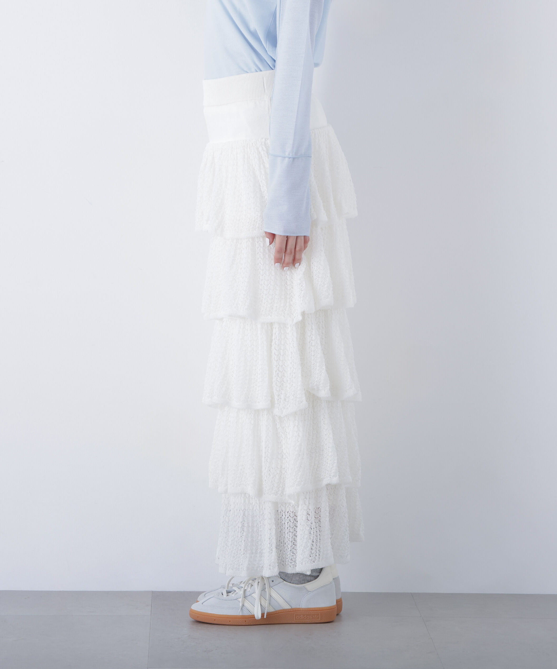  「〈N.〉ティアードニットスカート」|スカート|