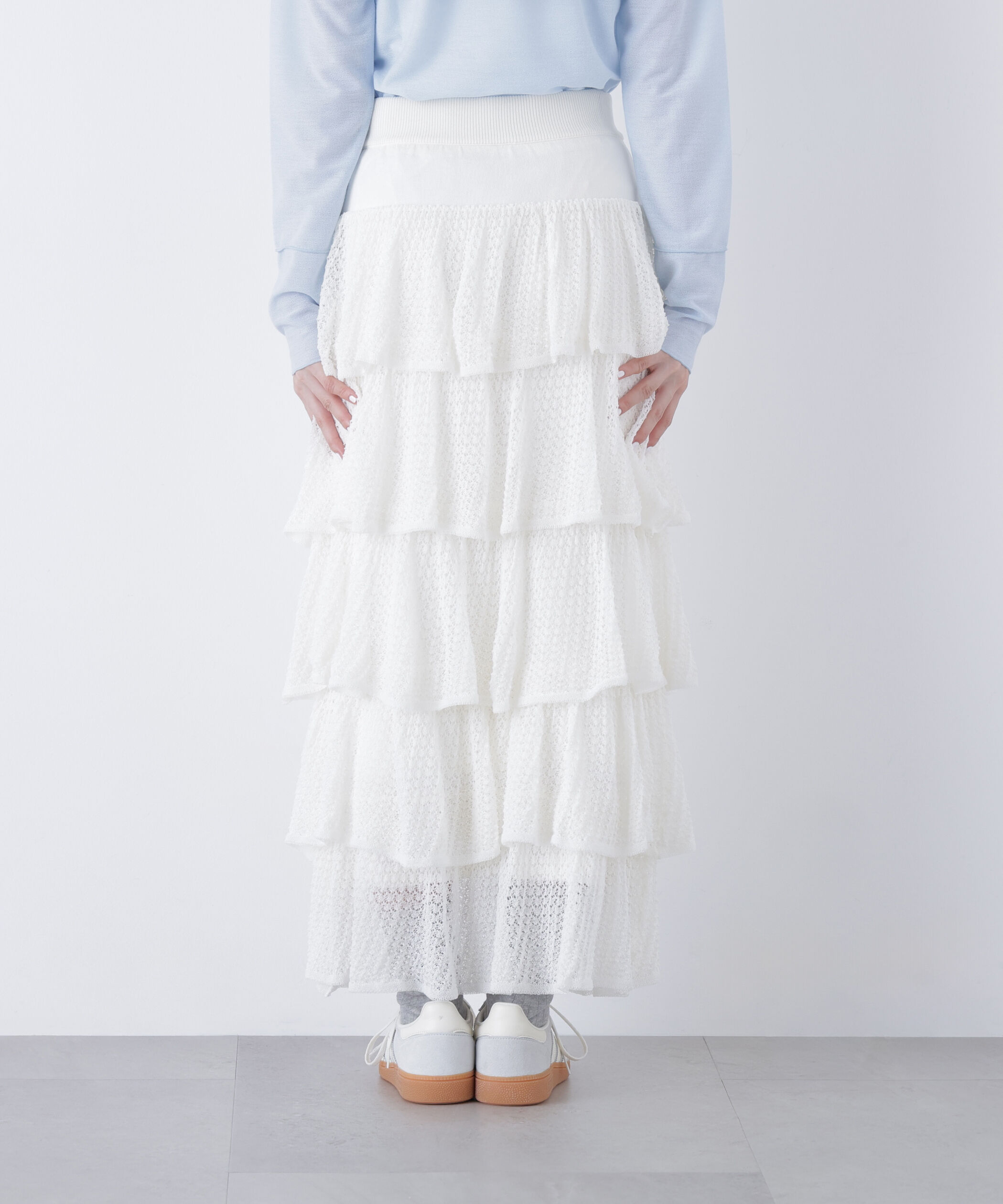  「〈N.〉ティアードニットスカート」|スカート|