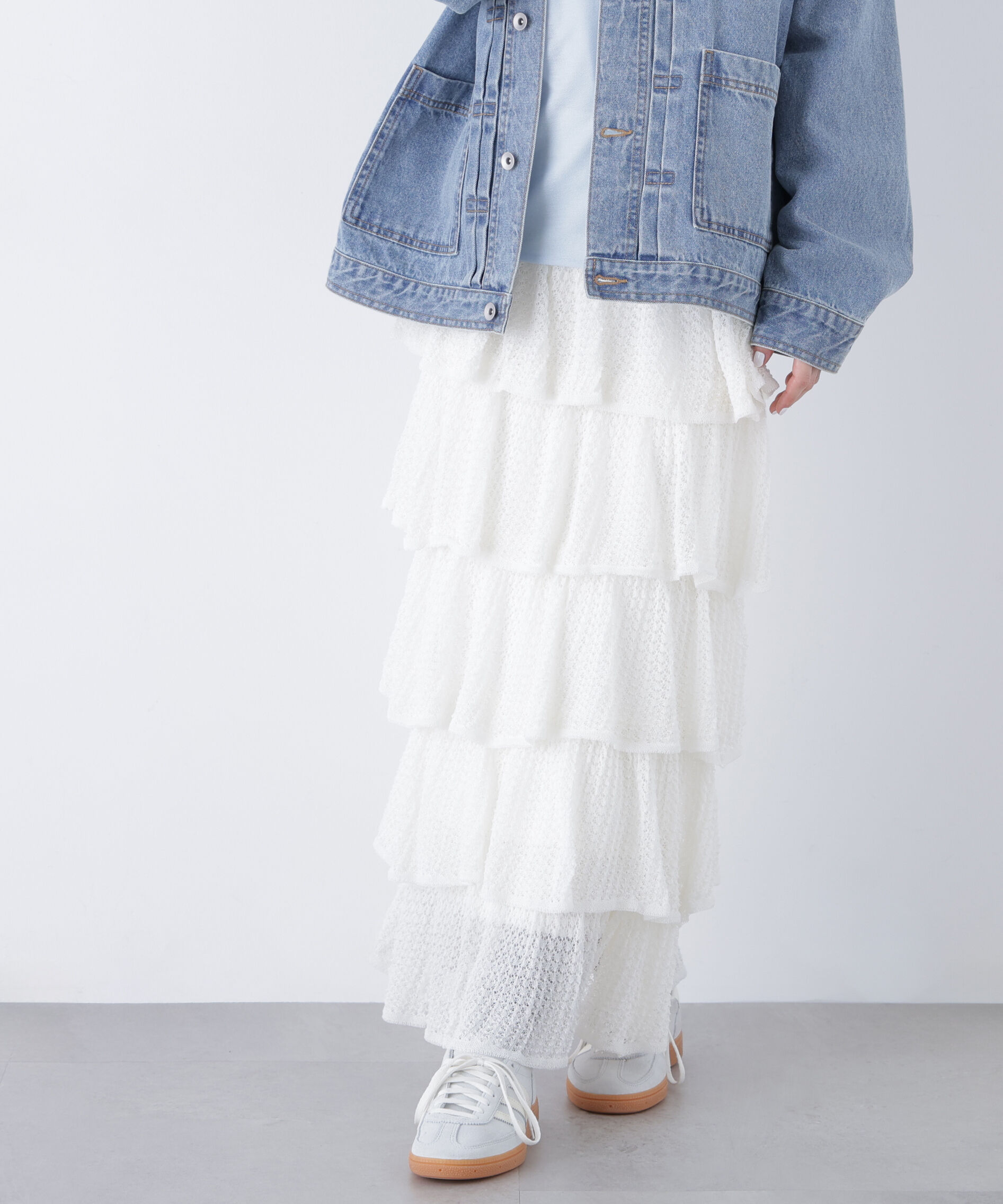  「〈N.〉ティアードニットスカート」|スカート|