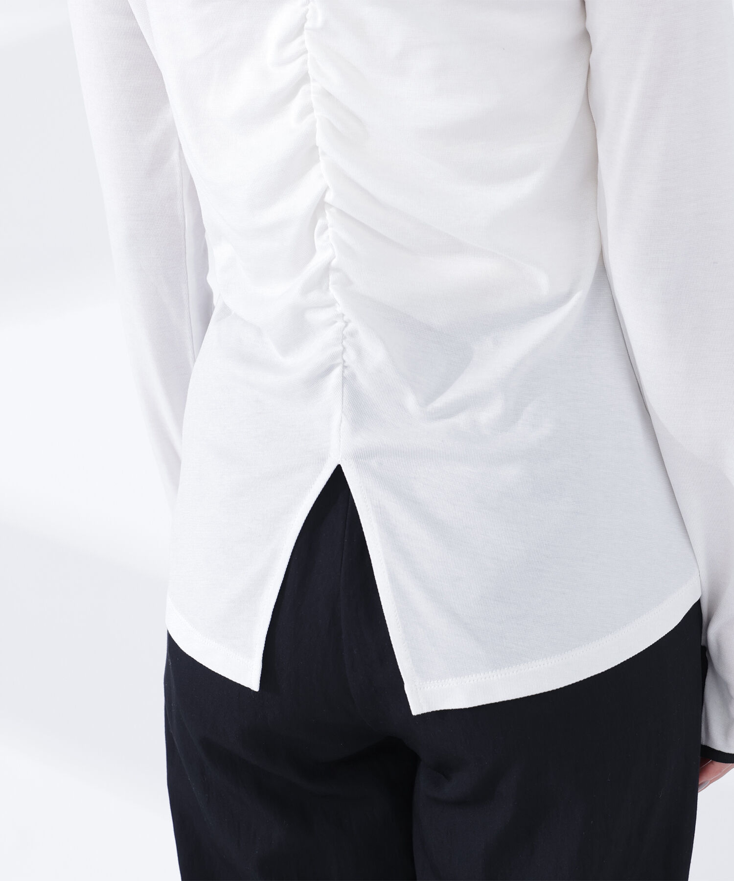  「バイカラーバックシャンカットソー」|Tシャツ・カットソー|