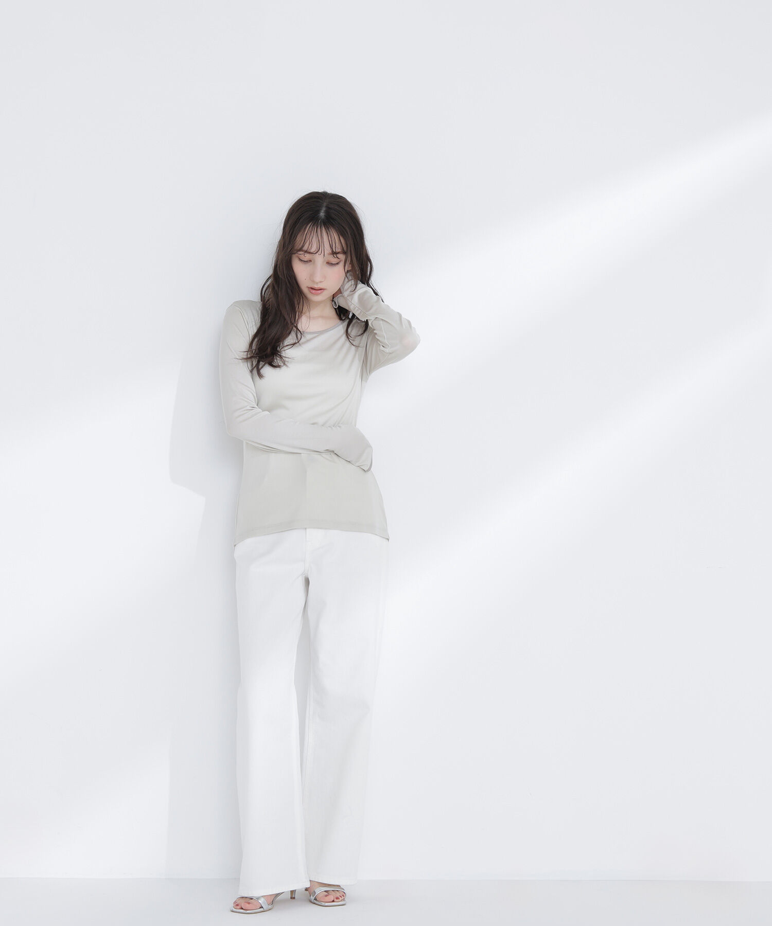  「バイカラーバックシャンカットソー」|Tシャツ・カットソー|