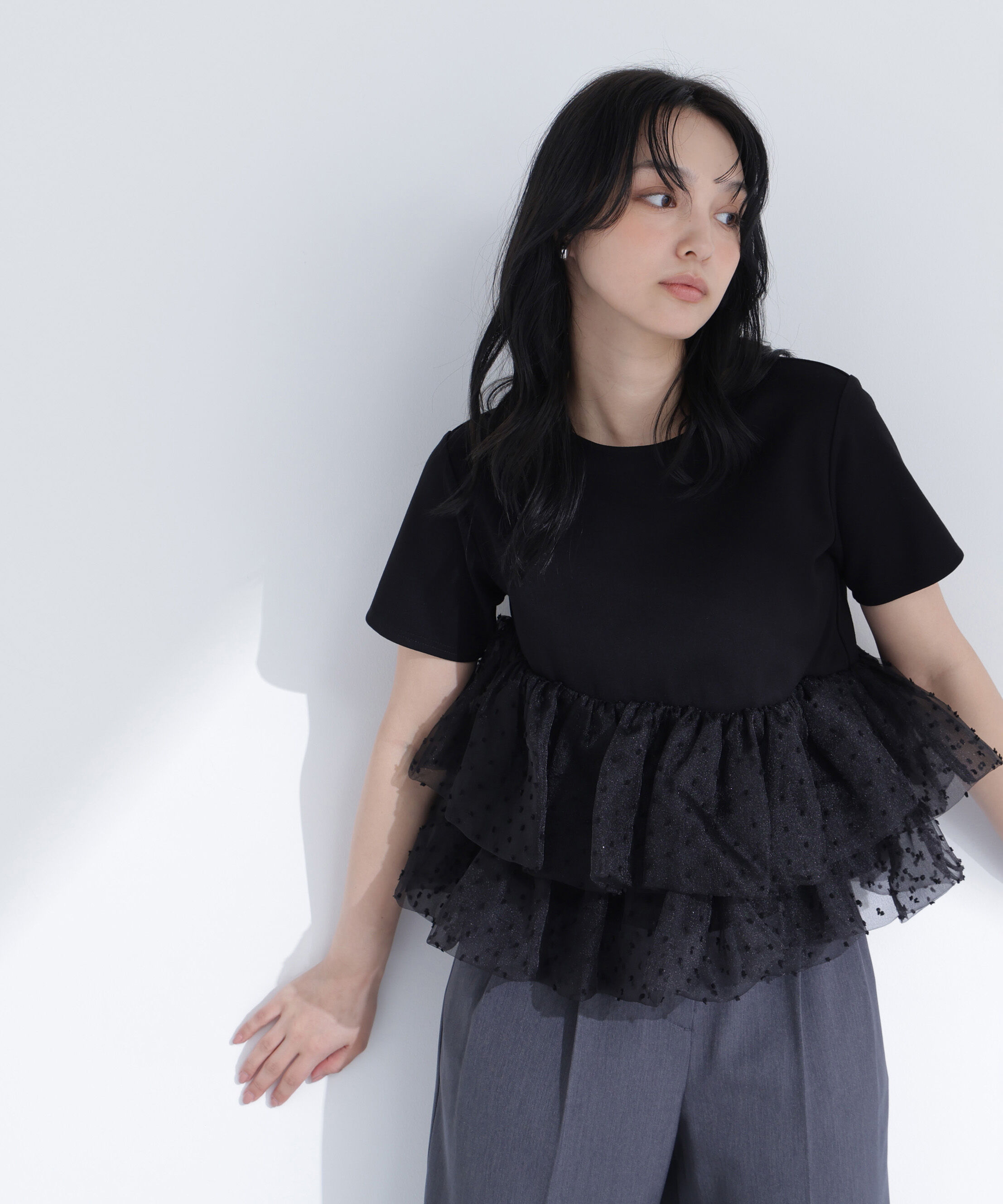  「カットドビーティアードカットソー」|Tシャツ・カットソー|