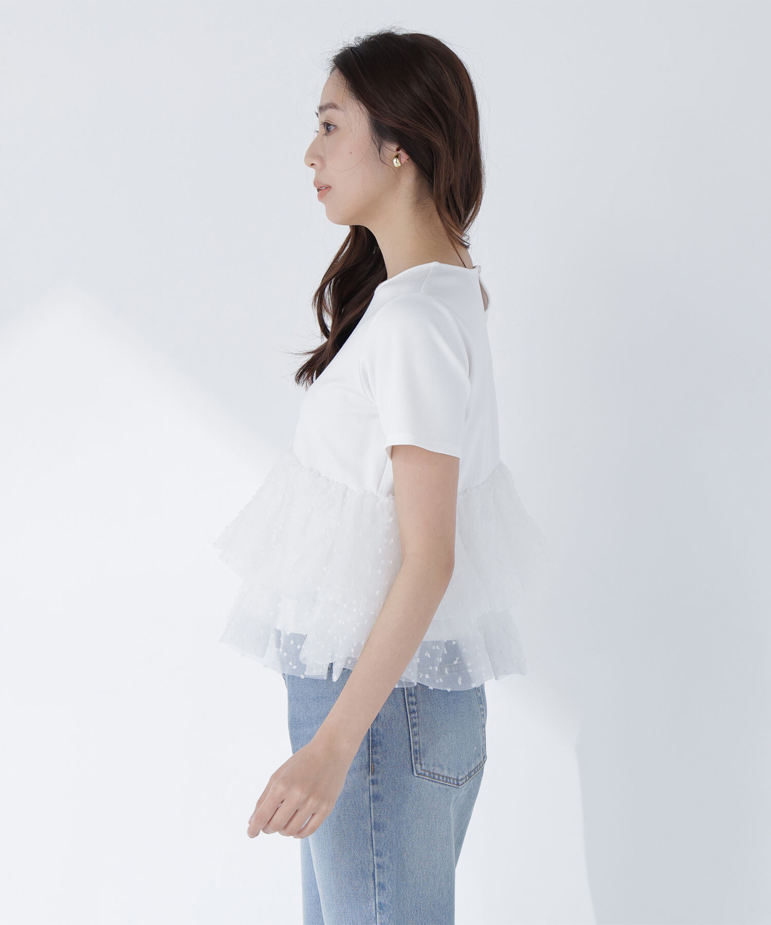  「カットドビーティアードカットソー」|Tシャツ・カットソー|