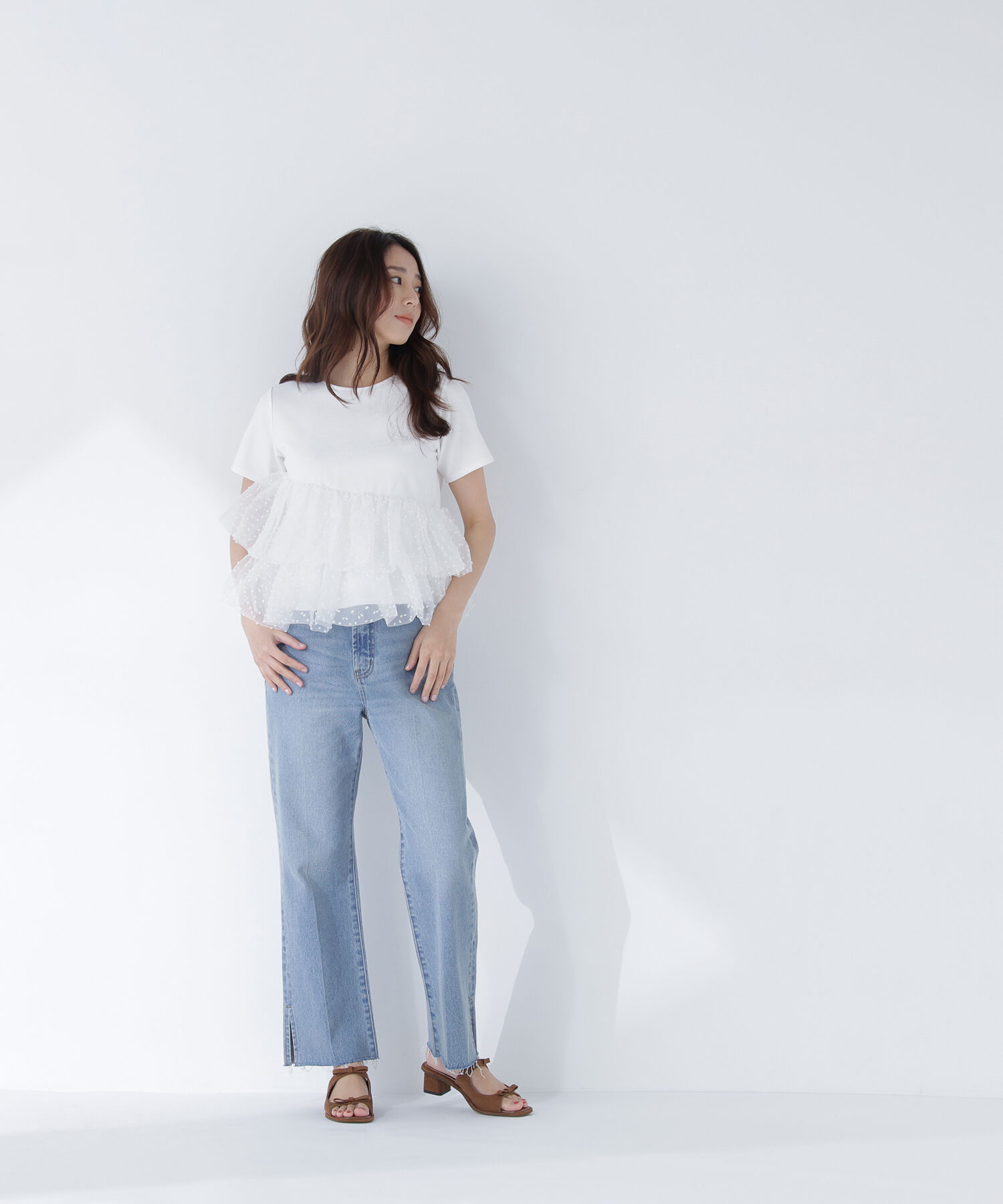  「カットドビーティアードカットソー」|Tシャツ・カットソー|