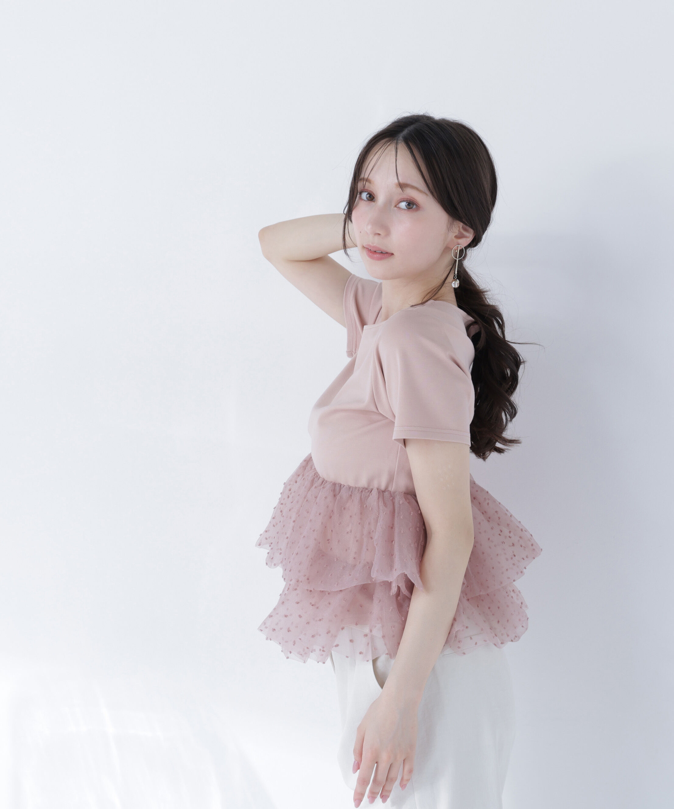  「カットドビーティアードカットソー」|Tシャツ・カットソー|