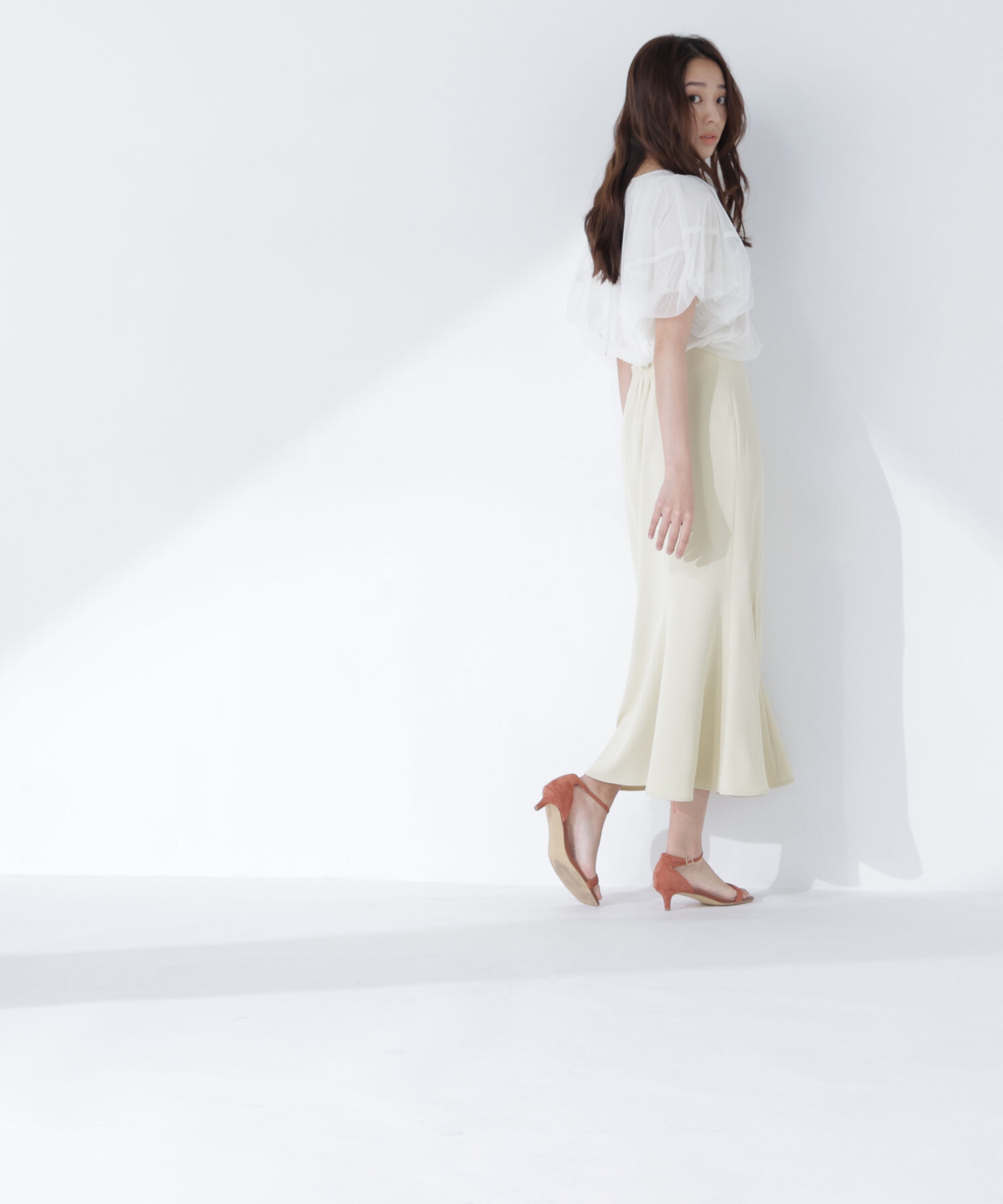  「チュールレイヤードトップス」|Tシャツ・カットソー|