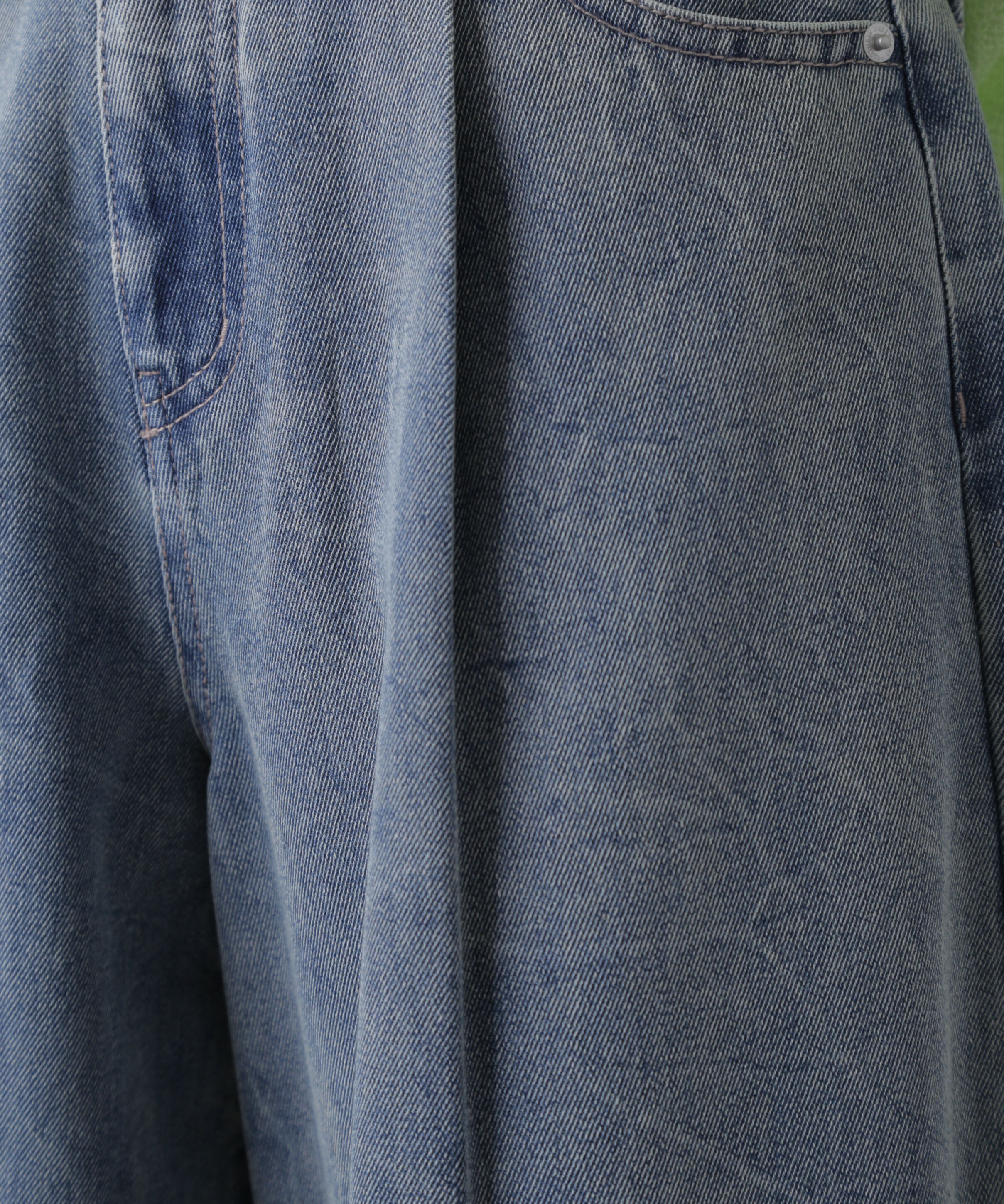  「クリンクル加工タックワイドデニムパンツ」|その他|