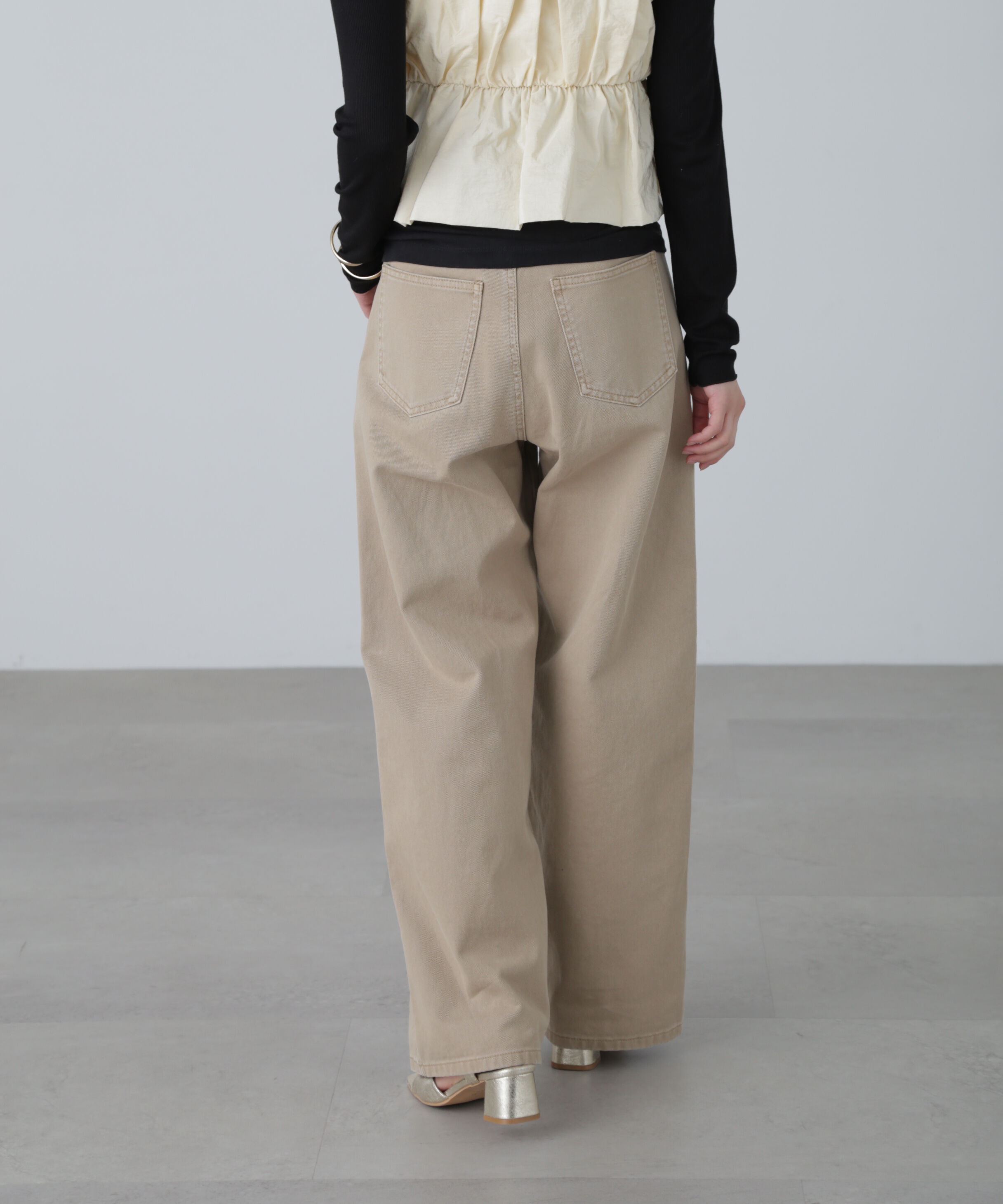  「ワイドストレートカラーパンツ」|その他|