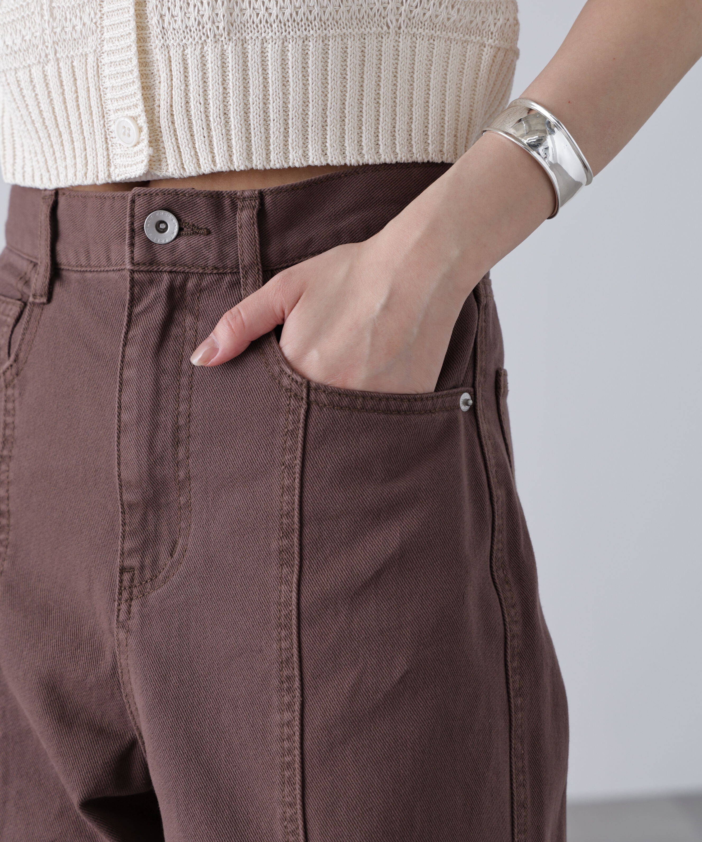  「ワイドストレートカラーパンツ」|その他|