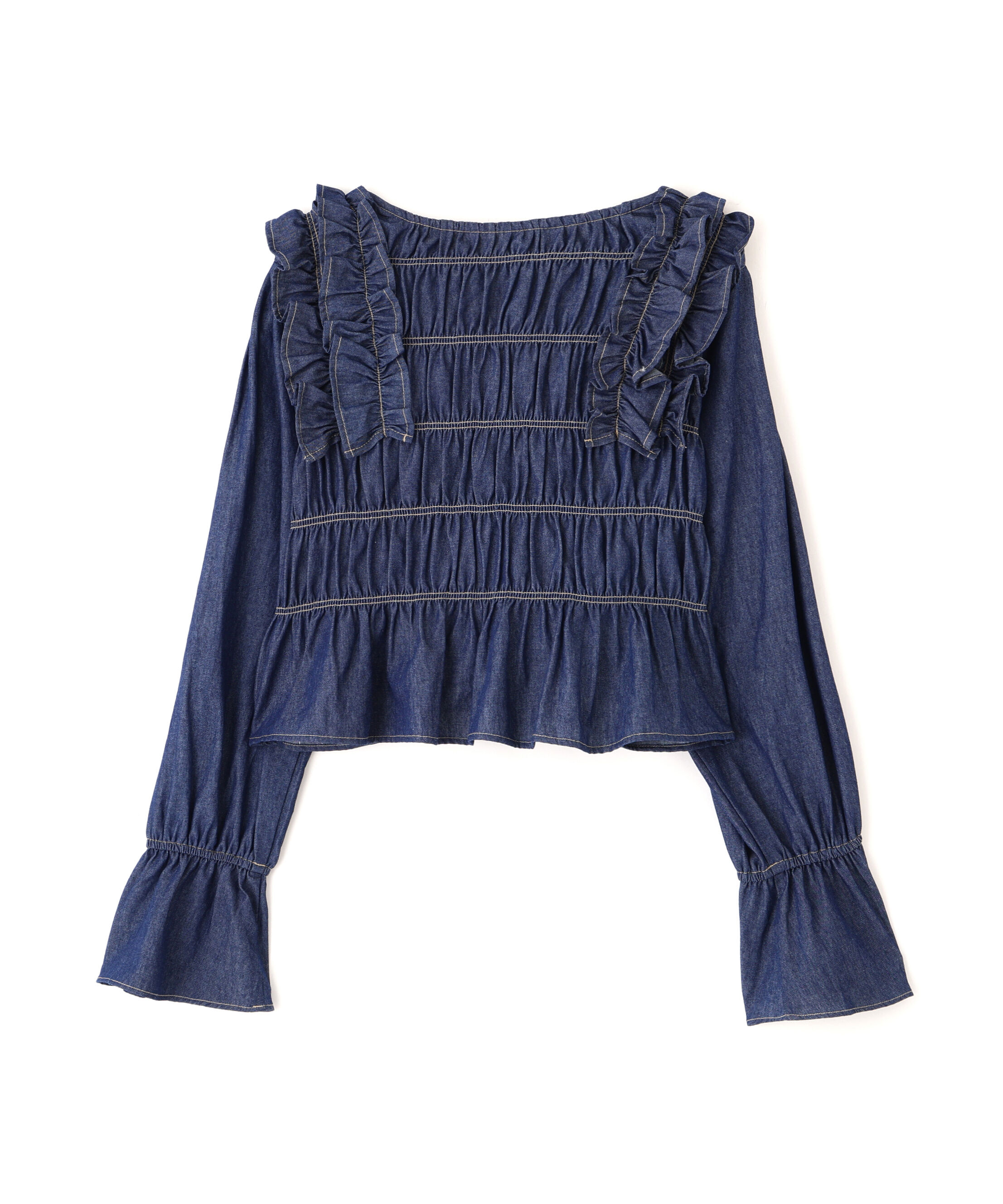  「アソート前後2wayフリルブラウス」|シャツ・ブラウス|