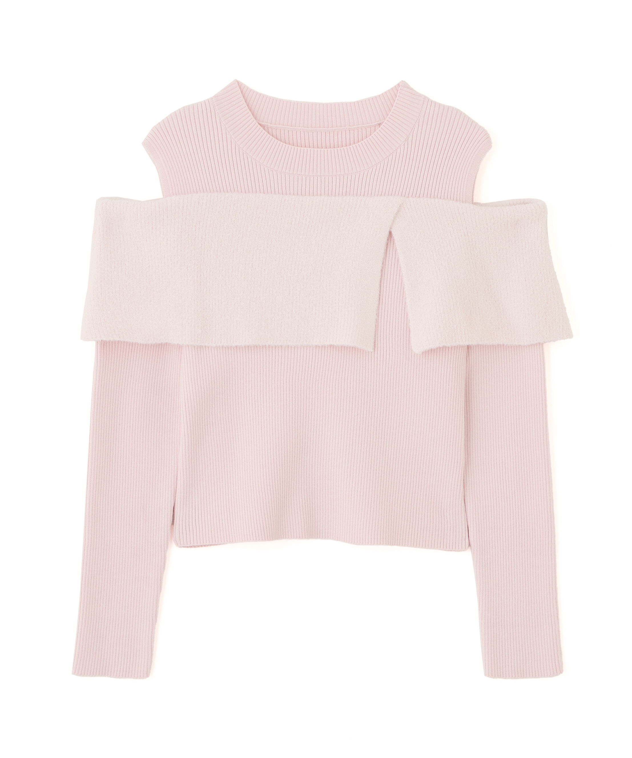  「ミニフェザーケープニット」|ニット・セーター|