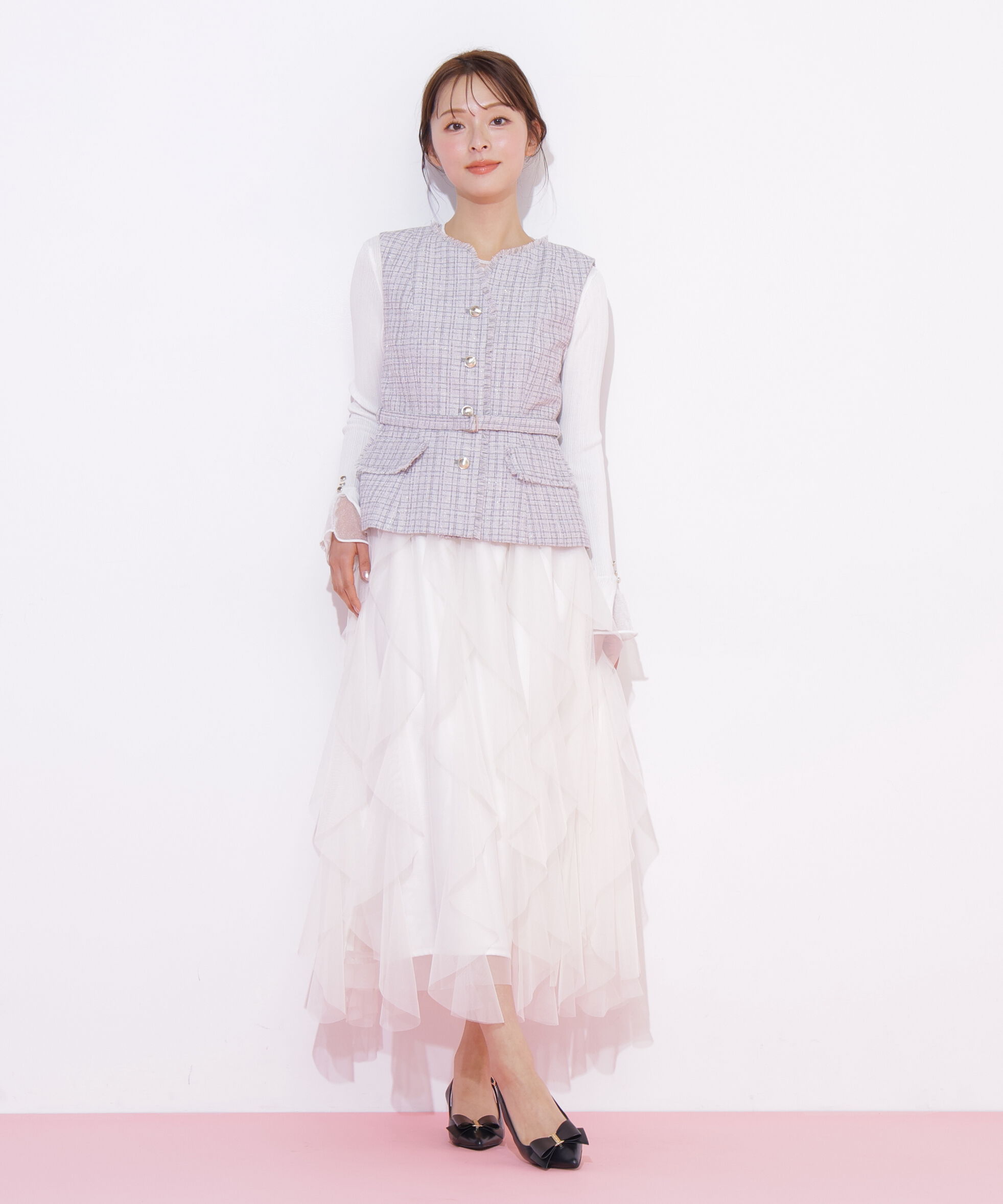  「ベルト付きツィードジレ」|その他|