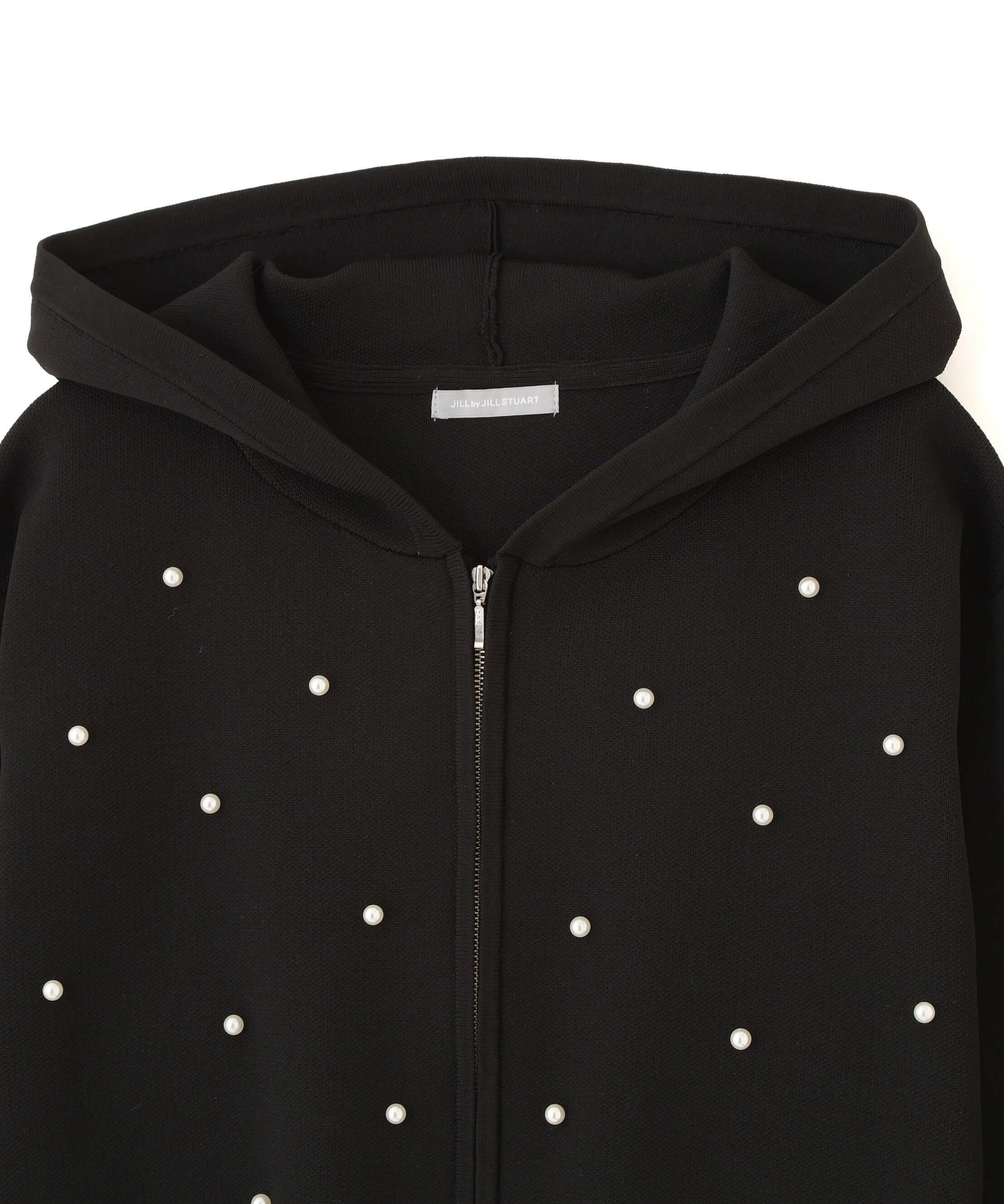  「ランダムパールニットフーディー」|ニット・セーター|