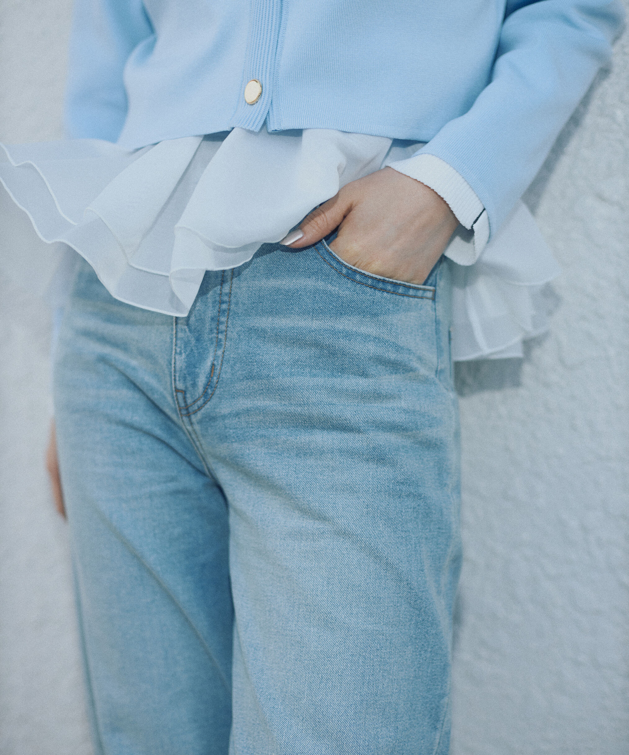 PROPORTION BODY DRESSING「〈a/mie〉ワイドデニムパンツ　26SS」|その他|