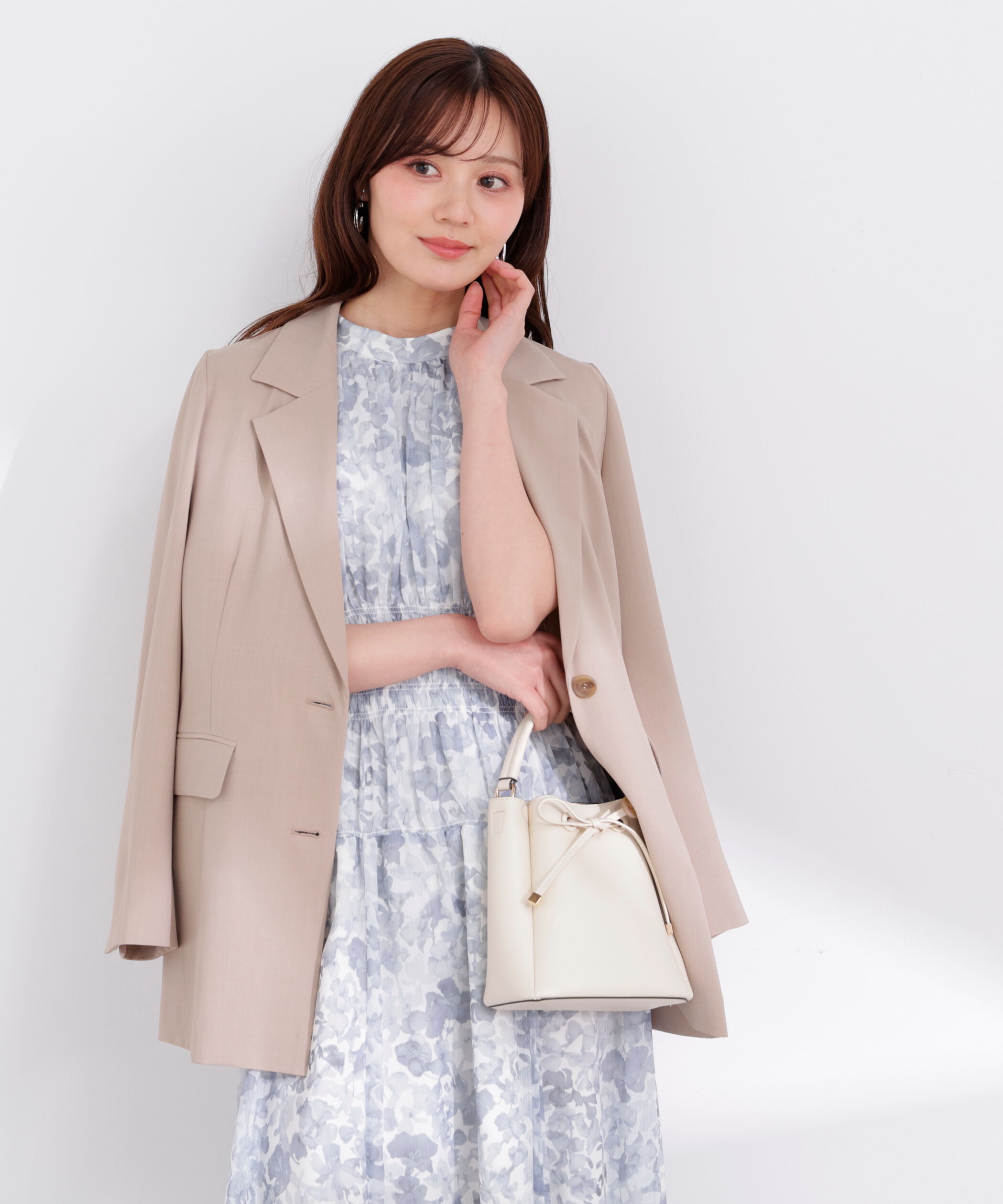 PROPORTION BODY DRESSING「ライトサマーテーラードジャケット 26SS」|その他|ベージュ