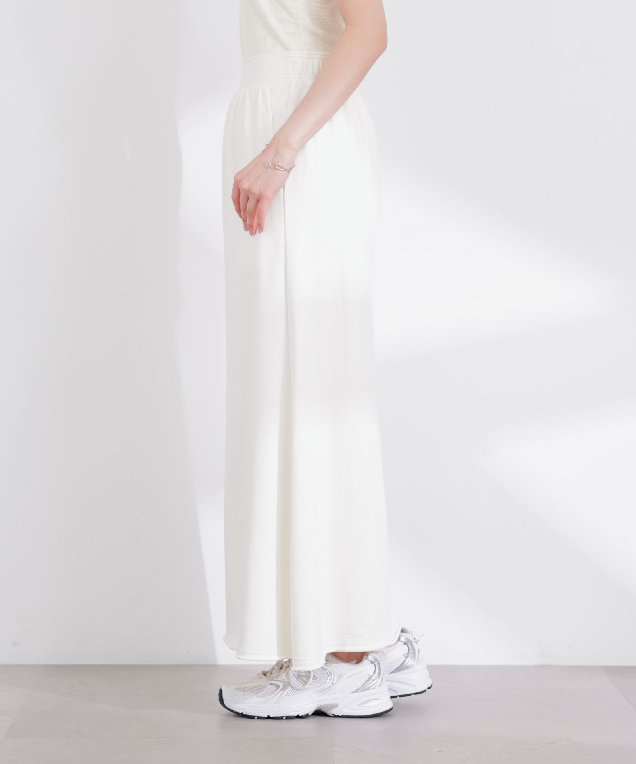 PROPORTION BODY DRESSING「〈a/mie〉裏毛ナロースカート 26SS」|スカート|