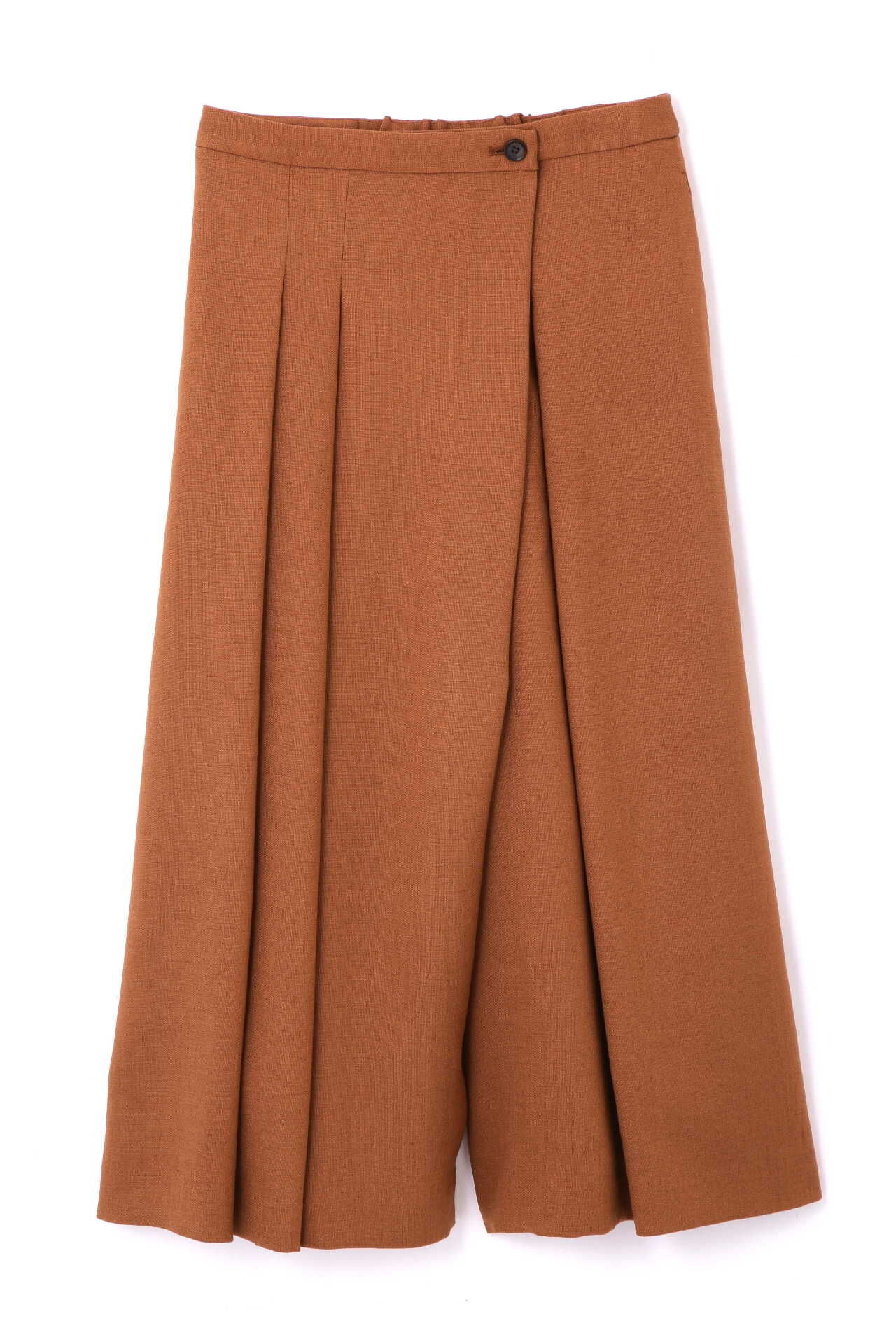  「[洗える]リネンライクオックススカーチョ」|スカート|