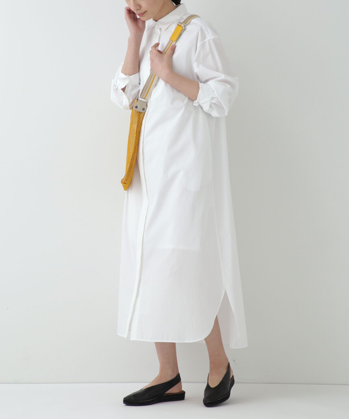  「◆１００／２ブロードシャツワンピース」|ワンピース|