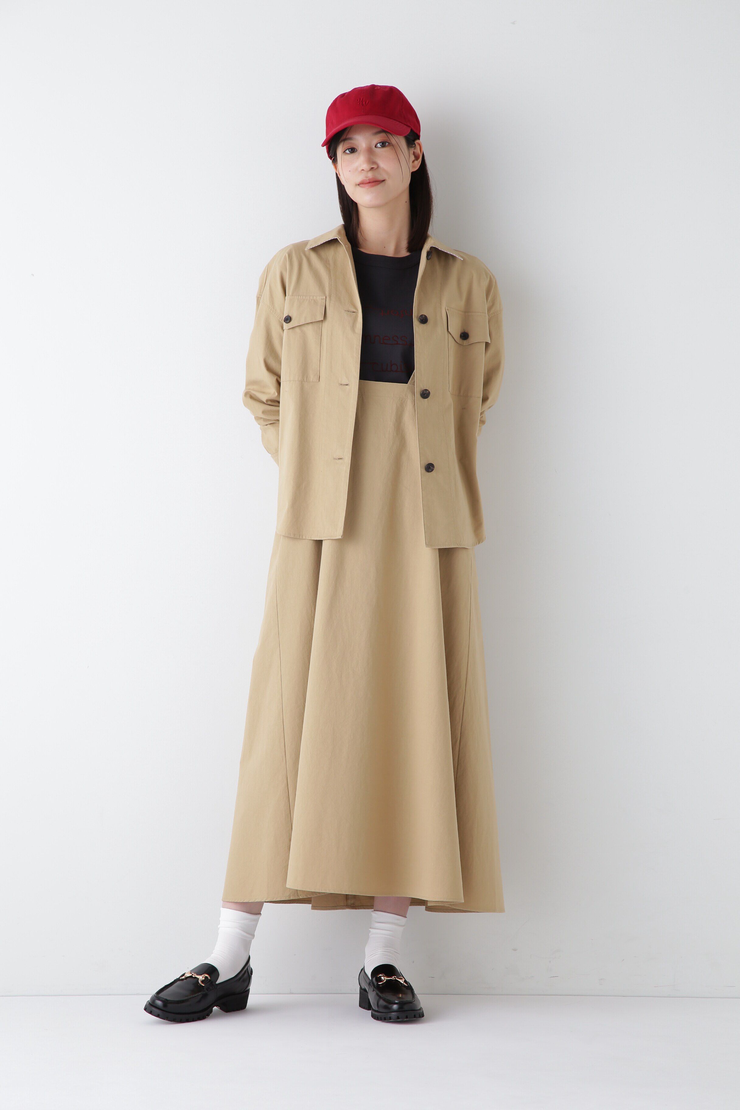  「◆近江晒ジャンパースカート」|ワンピース|