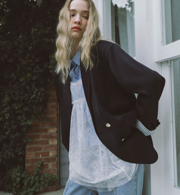 archives「金釦オーバーショルダーテーラードジャケット」|テーラードジャケット|