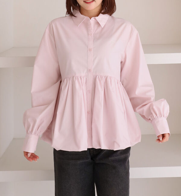 archives「【ＯＮかわ】バルーンペプラムシャツ」|シャツ・ブラウス|