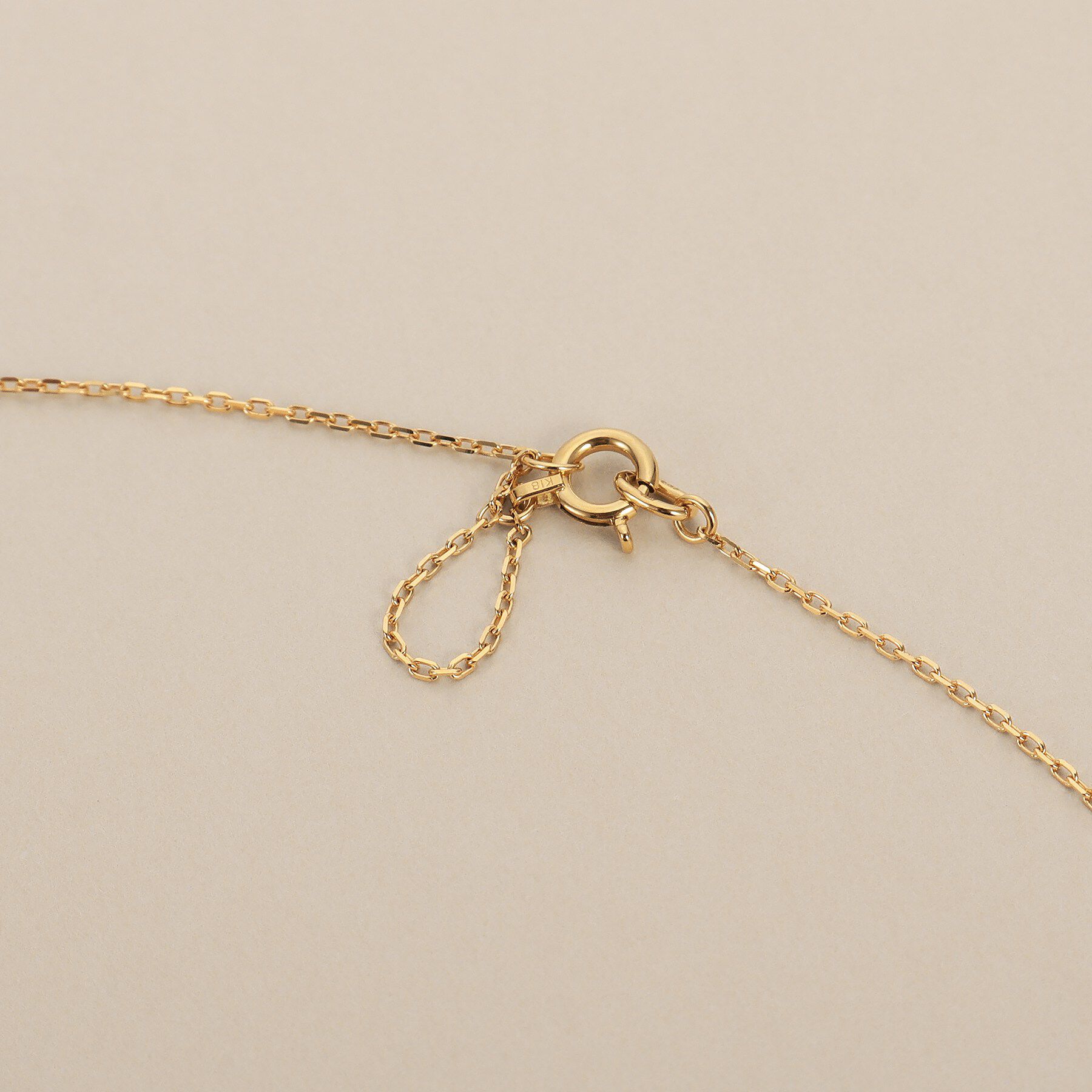 COCOSHNIK「K18ダイヤモンド ミルパヴェネックレス中」|ネックレス|