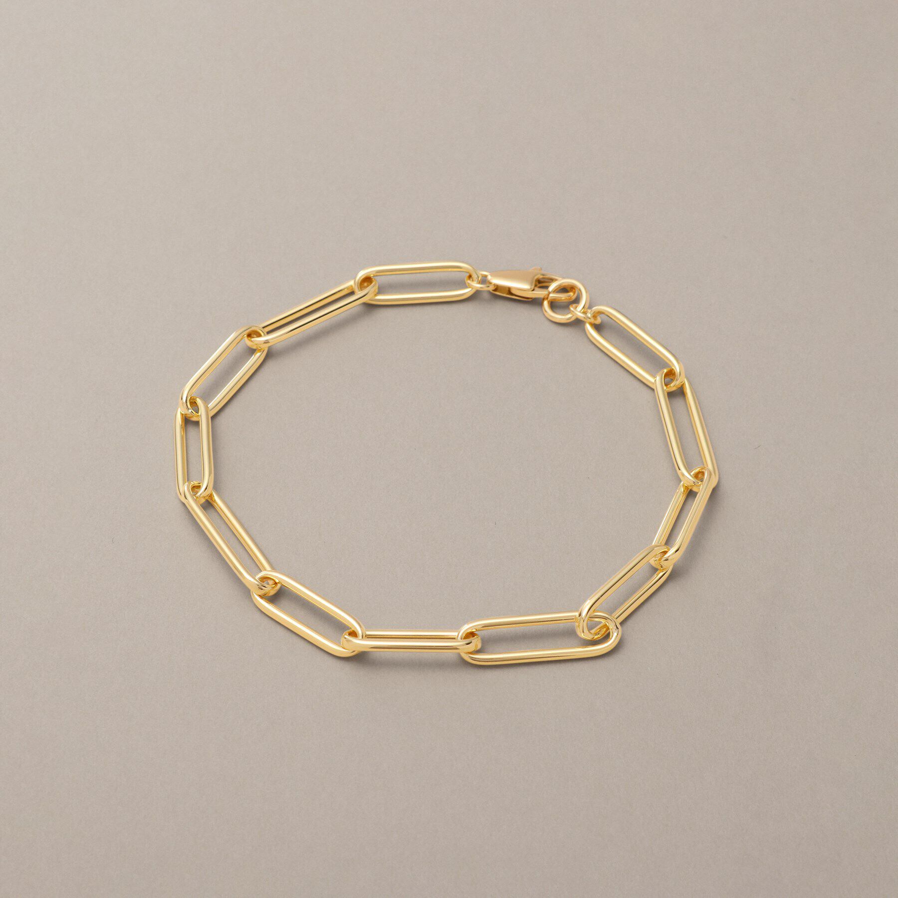 COCOSHNIK「K18中空PCチェーン ブレスレット」|ブレスレット・バングル|イエローゴールド(1