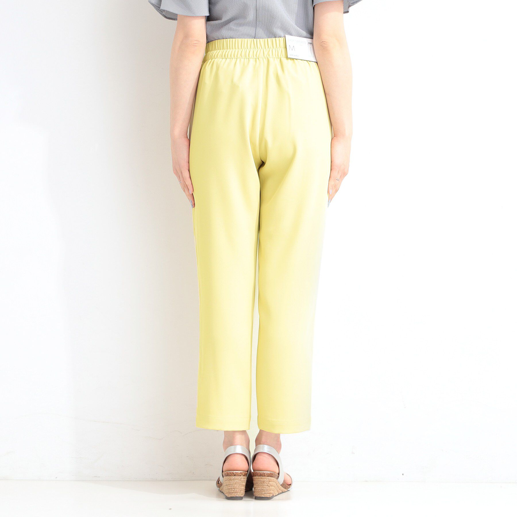 SHOO･LA･RUE「【セットアップ可/ひんやり/UV/SS-3L】さらさらぷるん イージーテーパードパンツ」|その他|