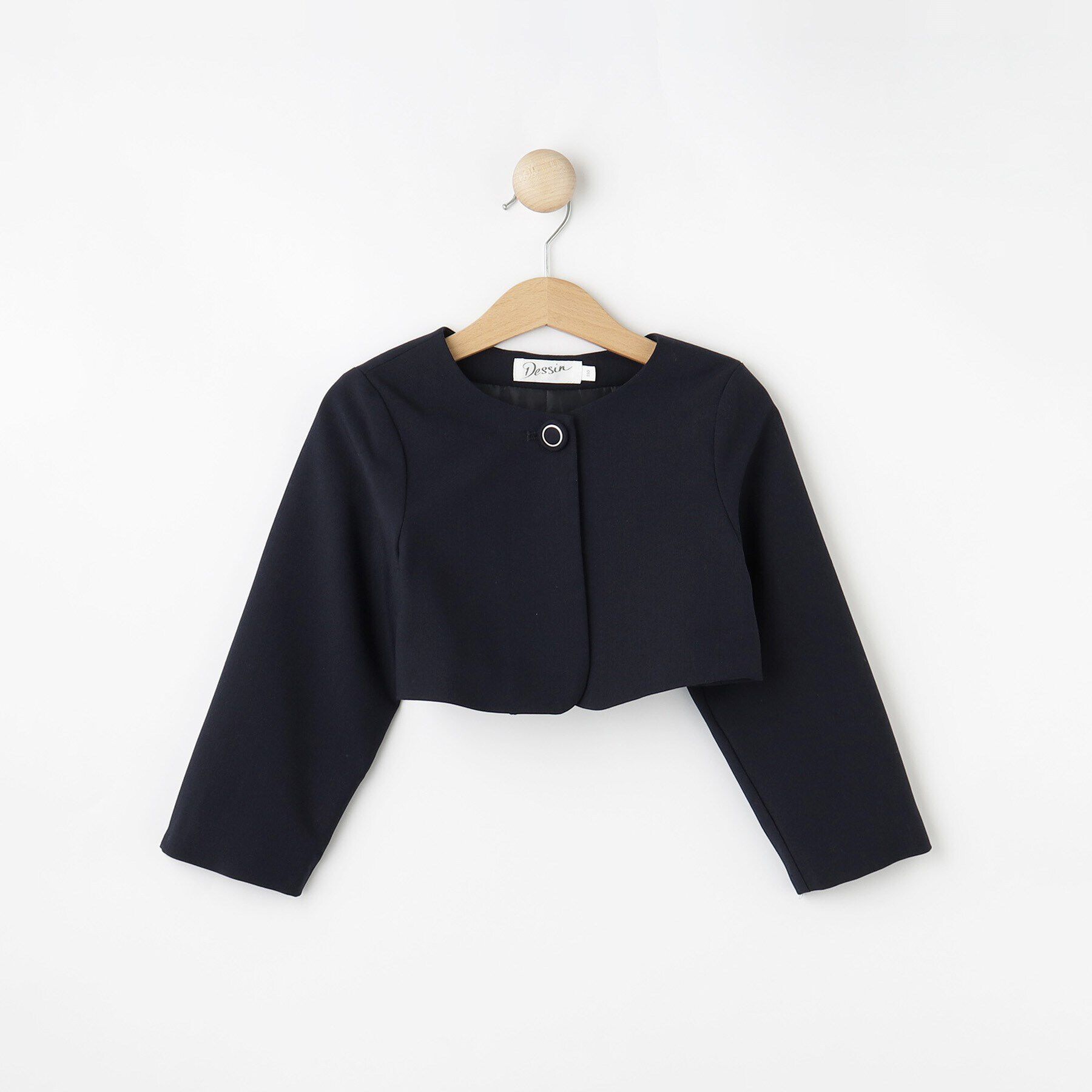 Dessin「【セレモニー】ボタン付きボレロ」|ノーカラージャケット|